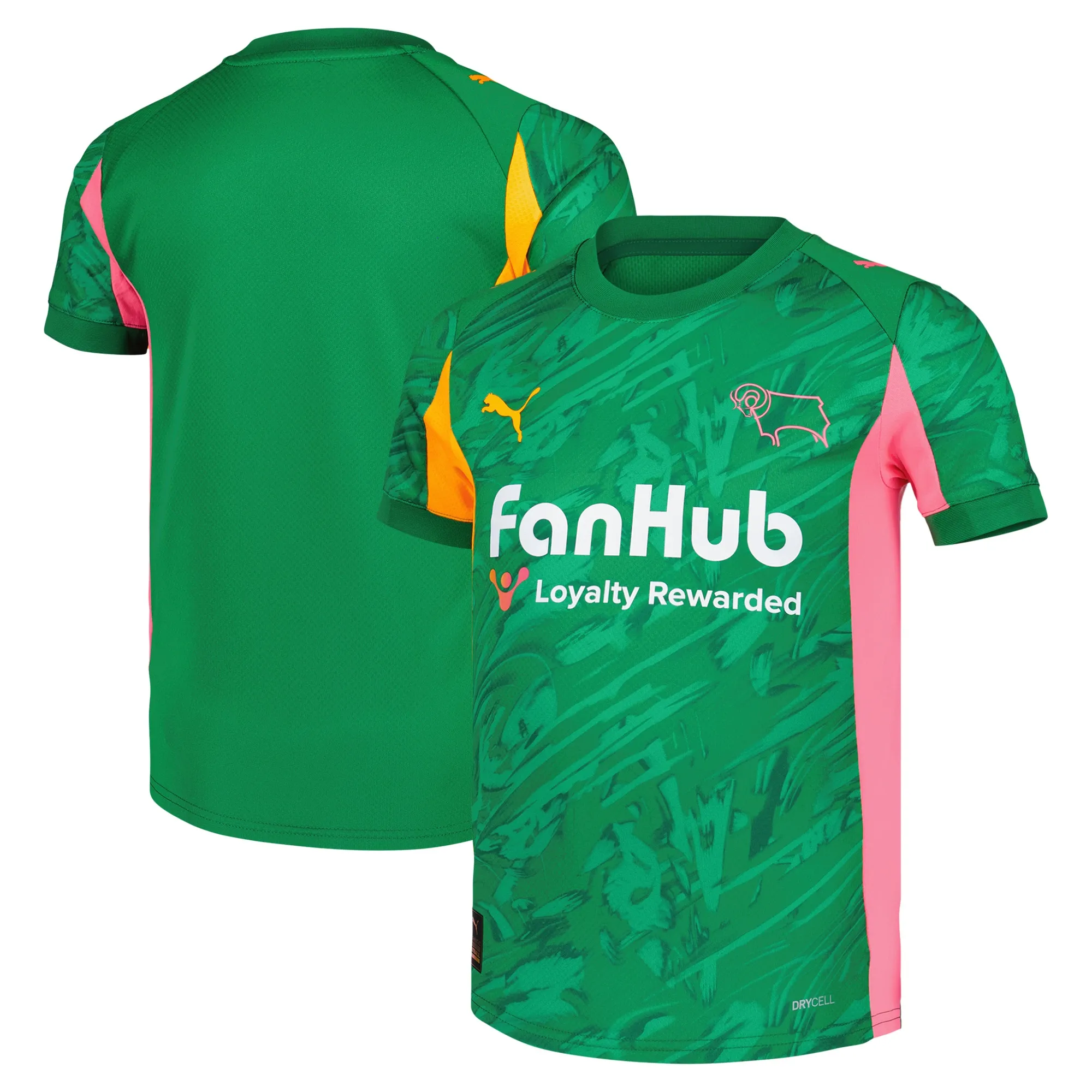 Derby County PUMA Goalkeeper Shirt 2025-26 - Kids