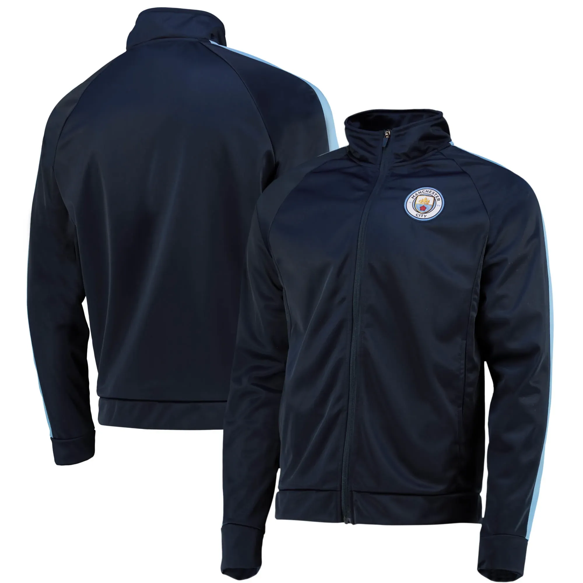 Manchester City Tracksuit Top - Navy - Mens