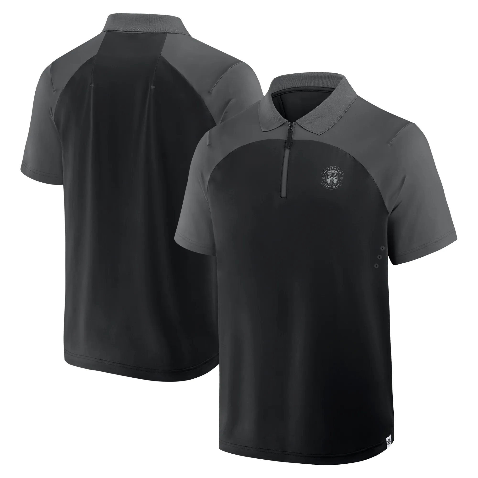 Hibernian Tech Polo - Black- Mens