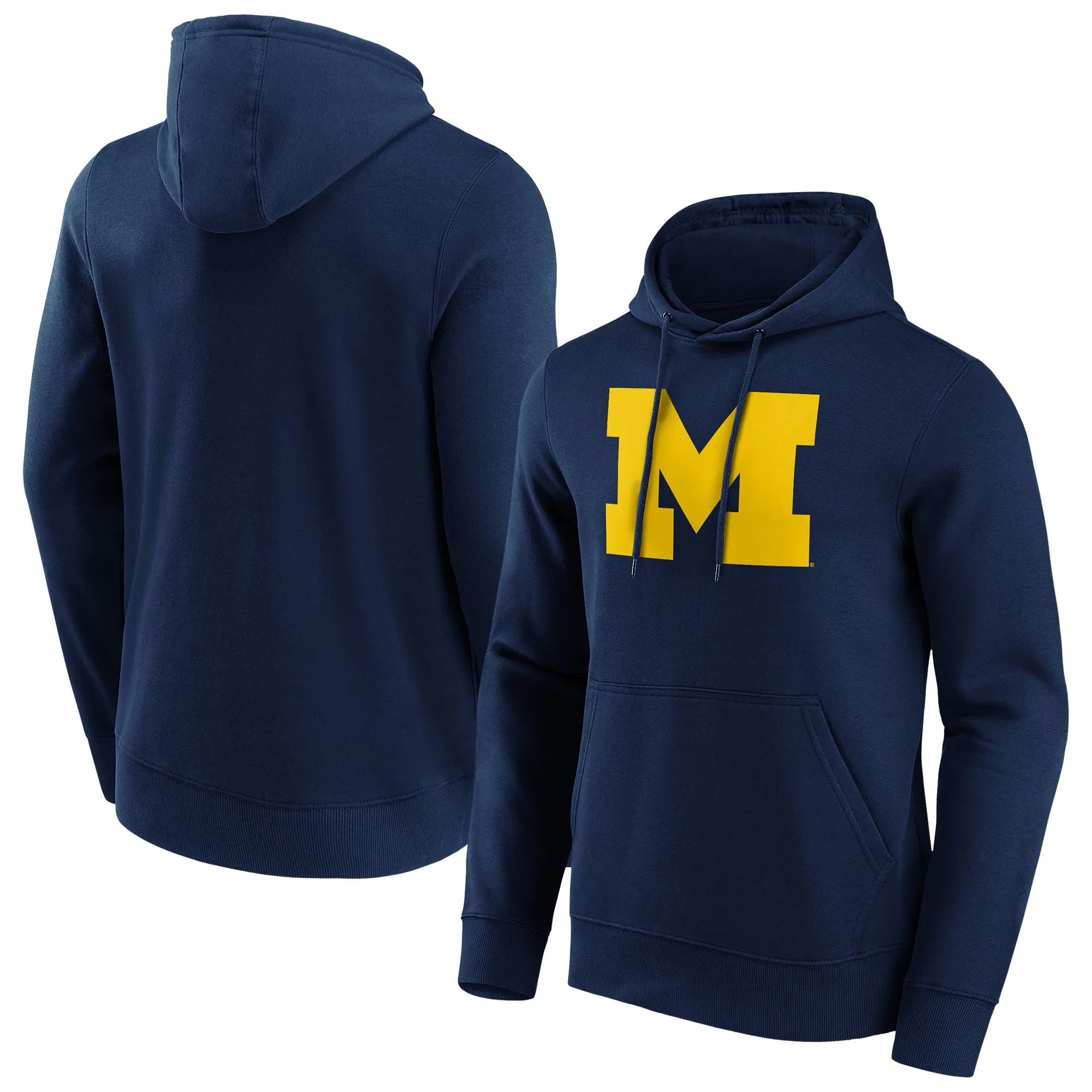 NCAA Michigan Wolverines Primary Logo Graphic Hoodie - Mens
