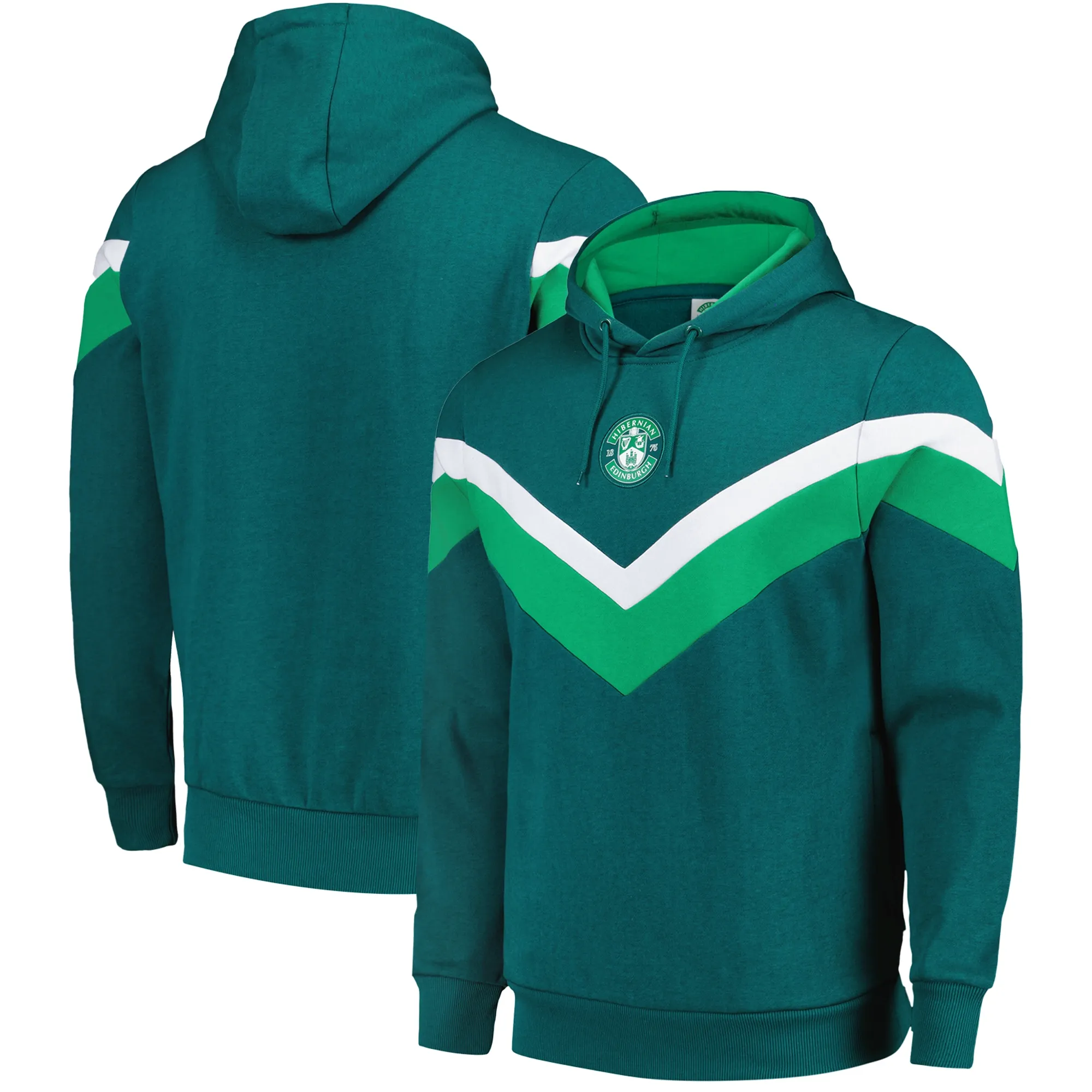 Hibernian Cut & Sew Hoodie - Bayberry Green - Mens