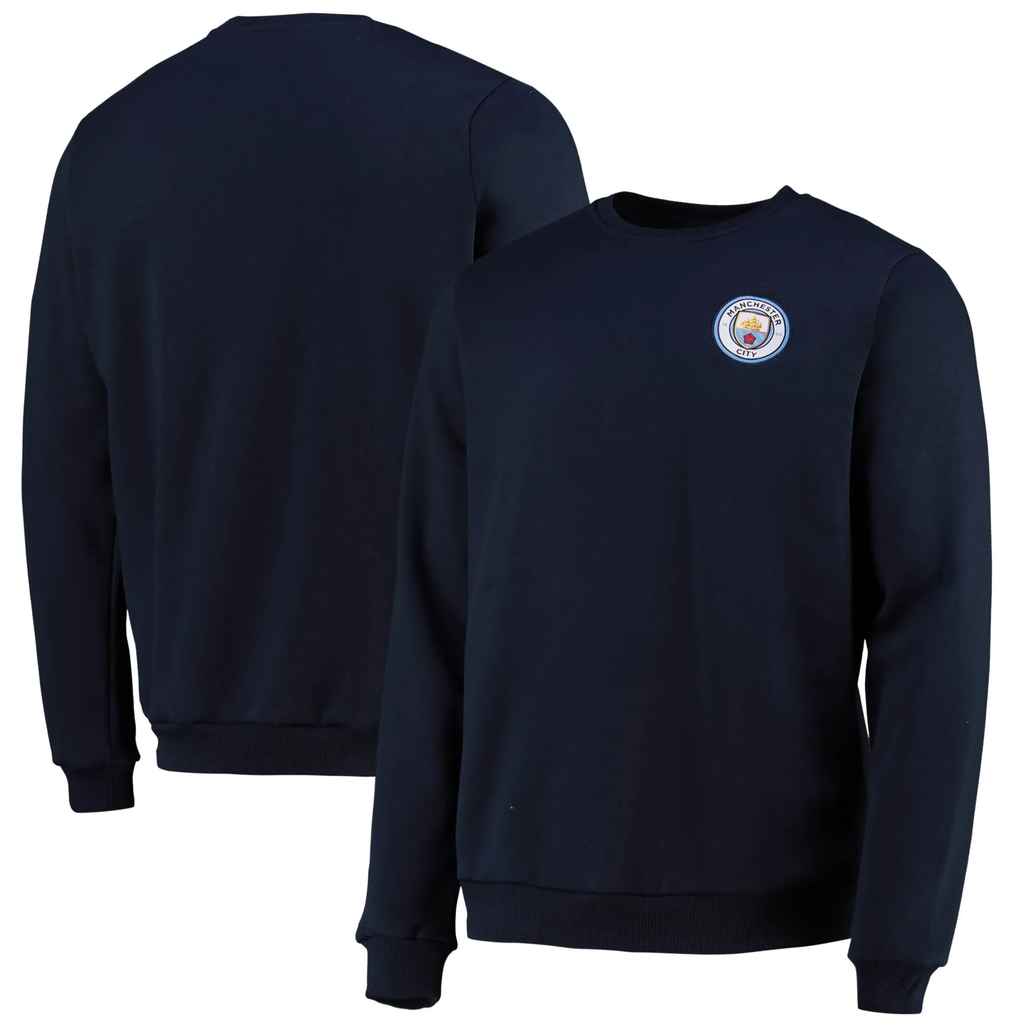 Manchester City Crew Sweatshirt - Navy - Mens