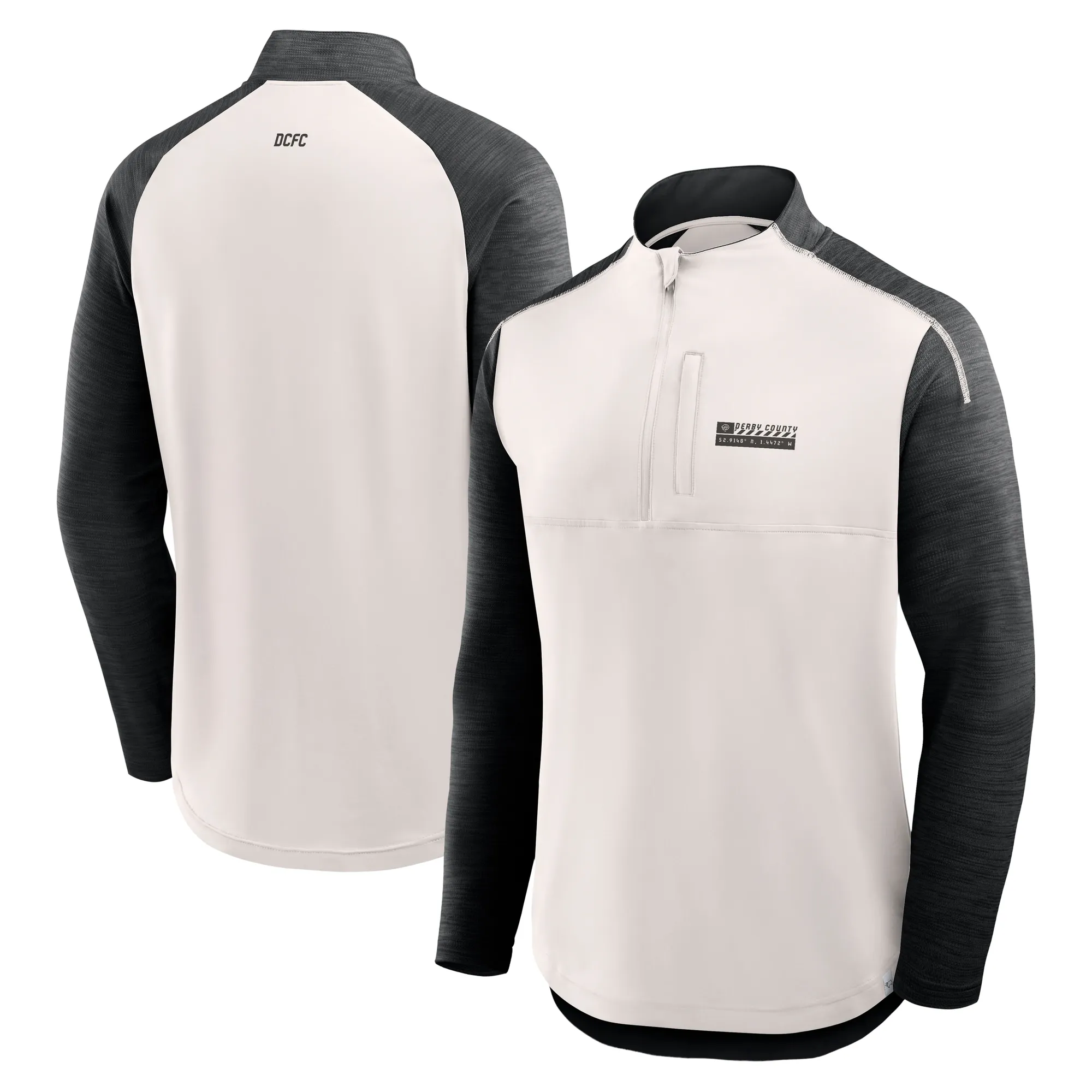 Derby County 1/4 Zip Top - Mens