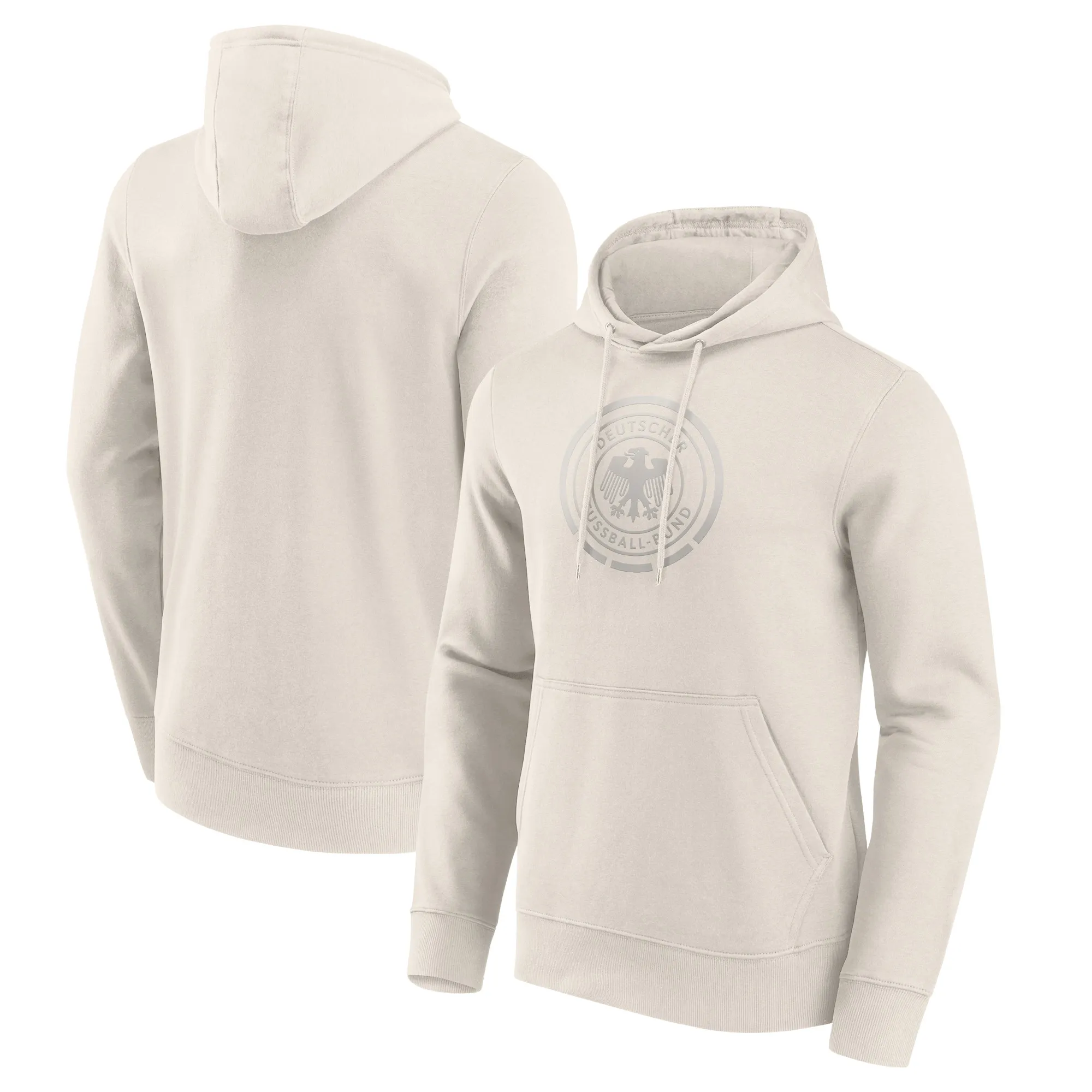 DFB Mono Logo Graphic Hoodie - Off White - Mens