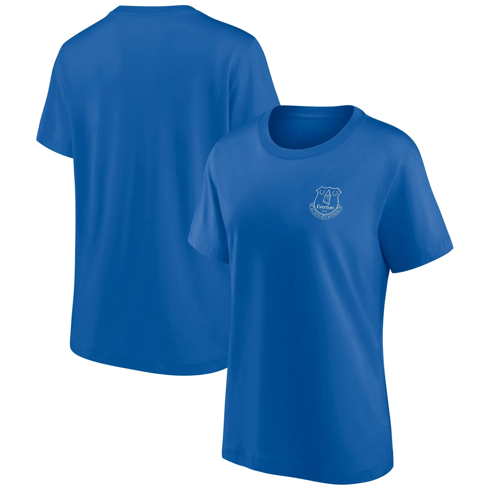 Everton Essentials Small Crest T-Shirt - Blue Chip - Womens