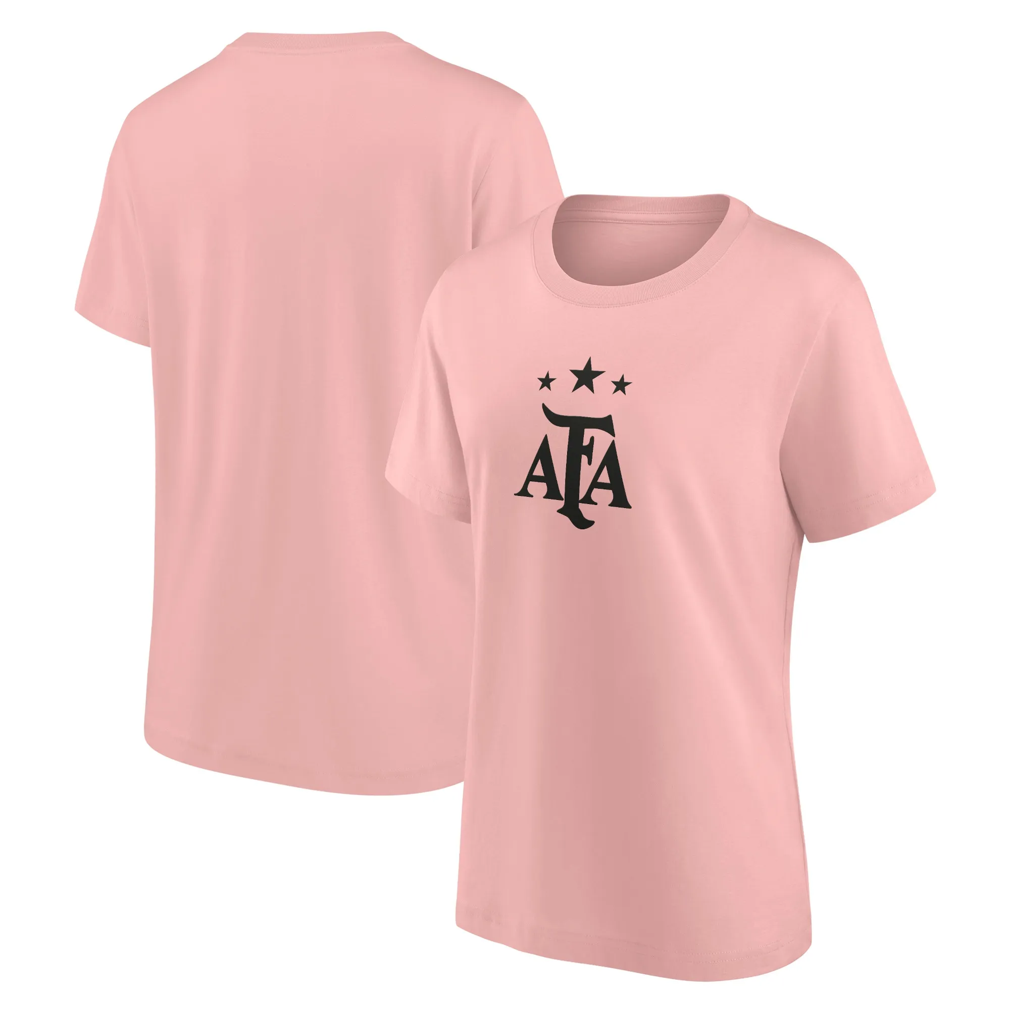 Argentina Mono Logo Graphic T-Shirt - Pink - Womens