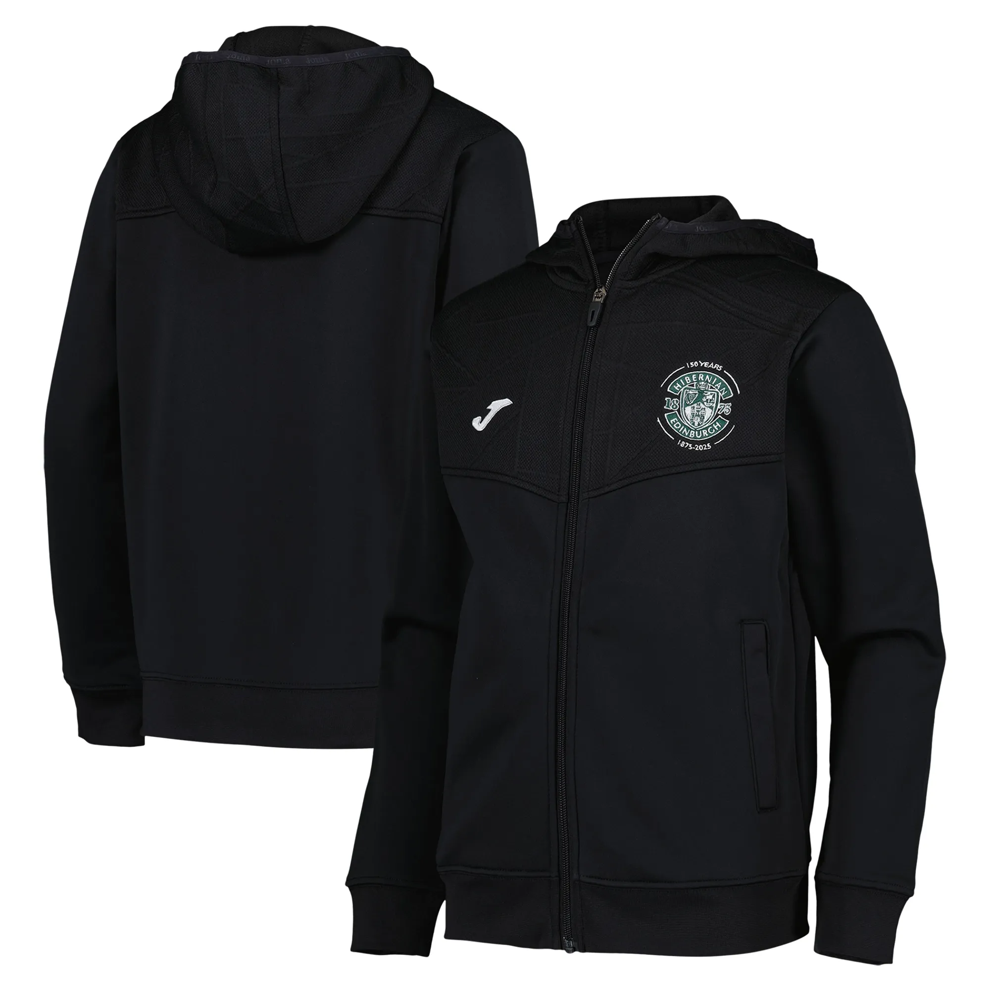 Hibernian Joma Travel Hoodie - Black - Kids