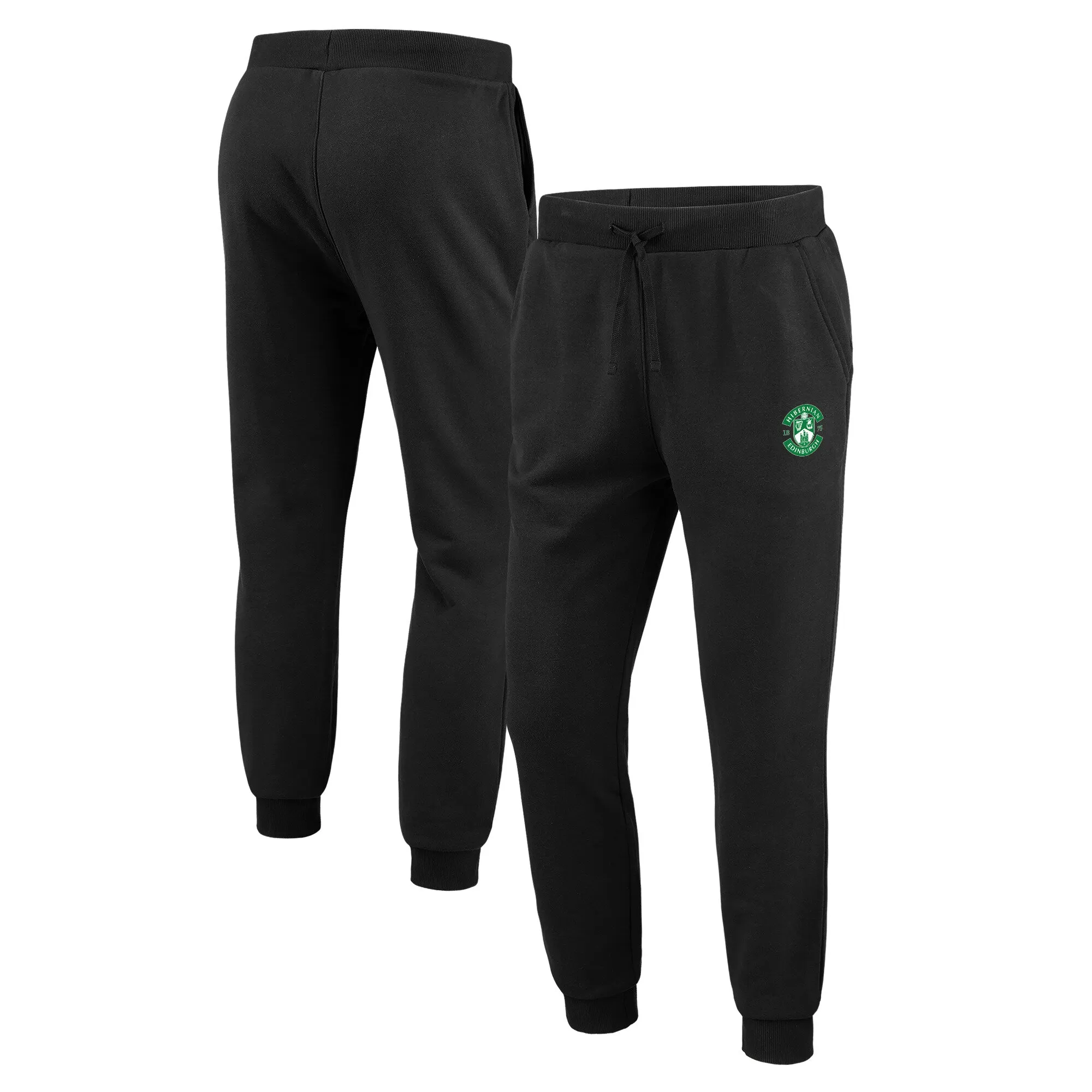 Hibernian Logo Jogger - Black - Mens