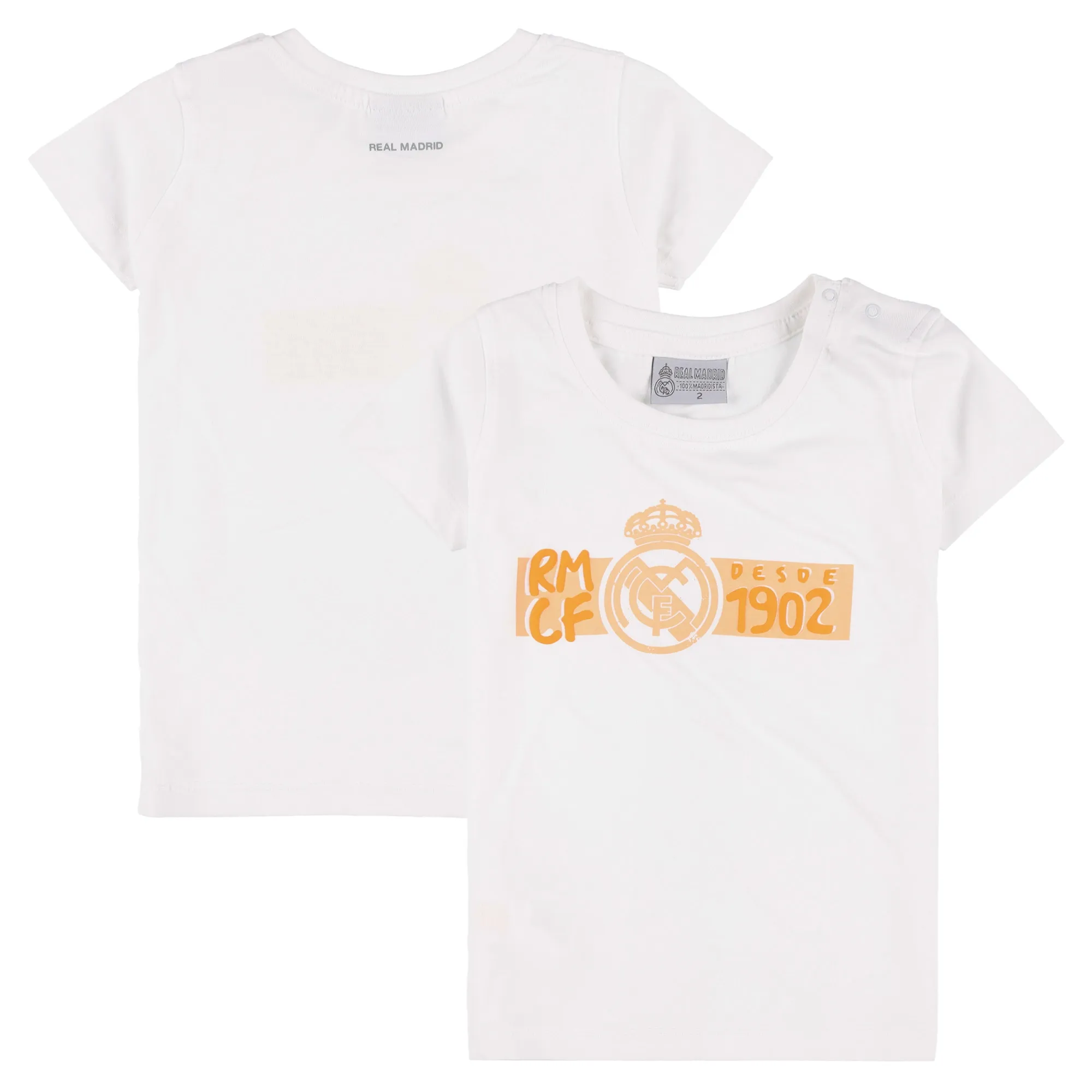 Real Madrid Graphic T-Shirt - White - Baby