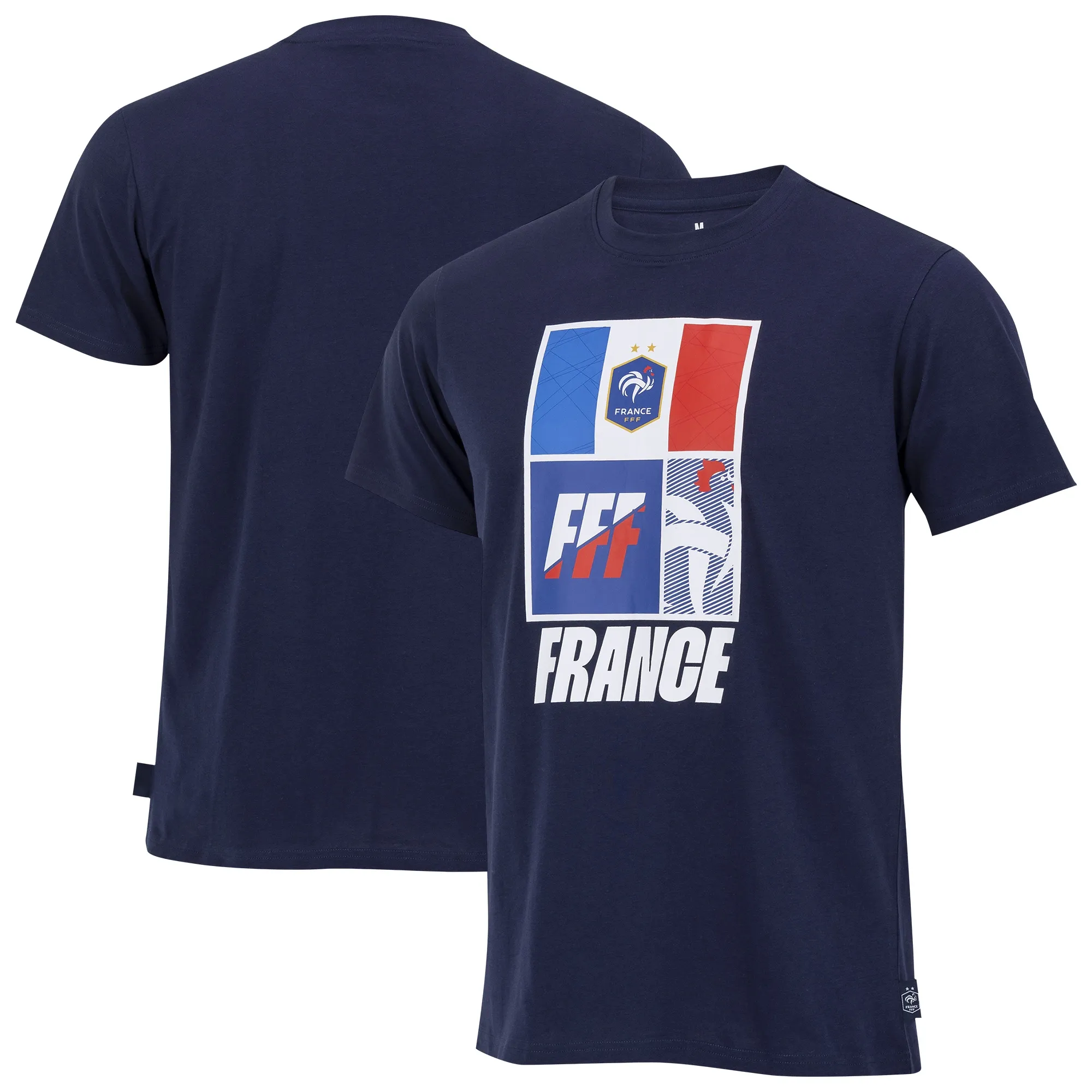 France Big Logo T-Shirt - Navy