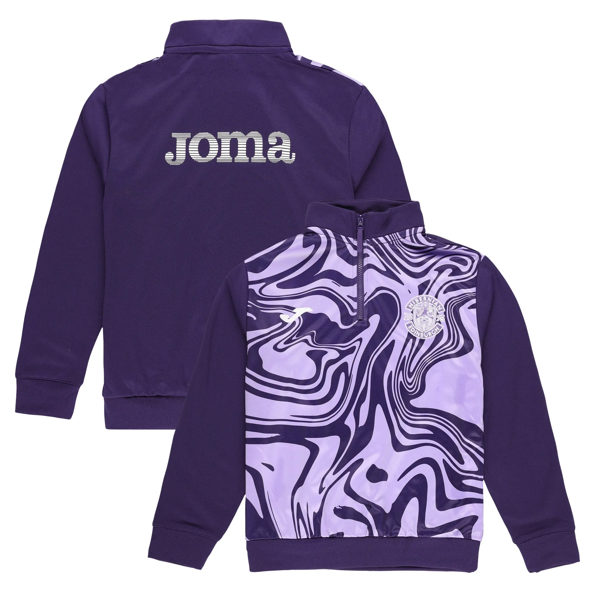 Hibernian Joma Player Training Midlayer Top - Purple - Kids
