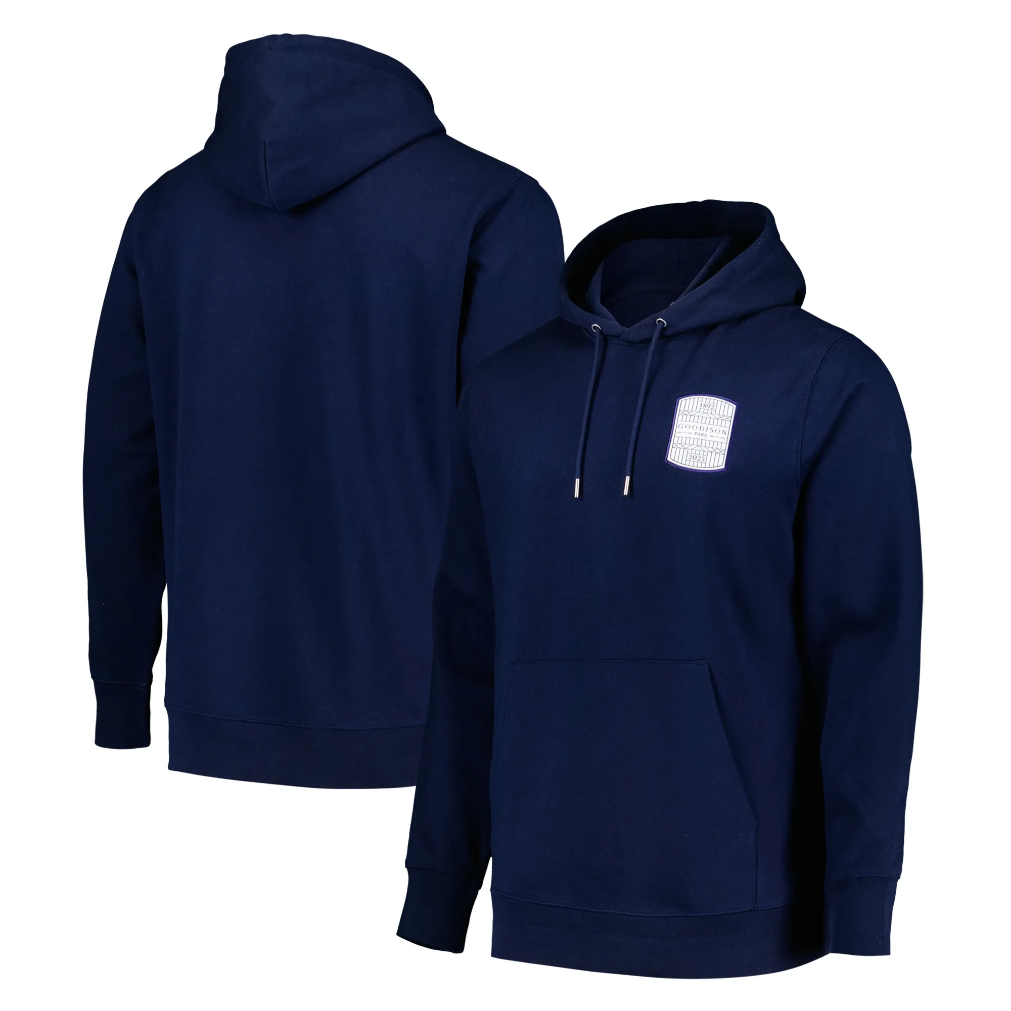 Everton Goodison Park Patch Hoodie - Navy - Mens
