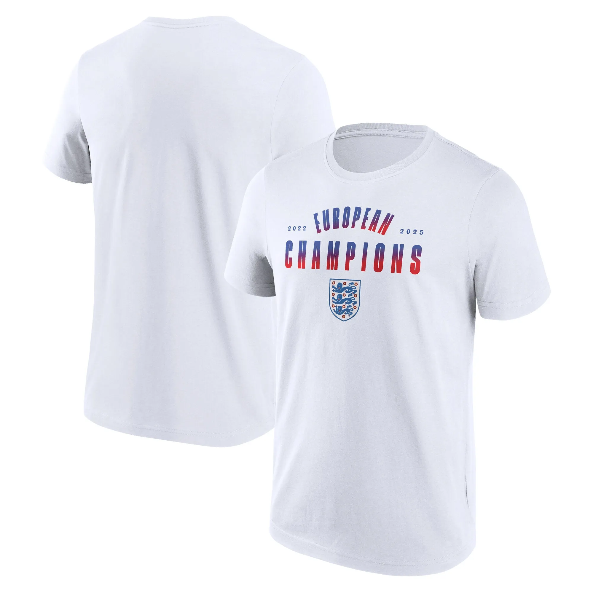 England Lionesses Stack Winners T-Shirt  - White - Mens