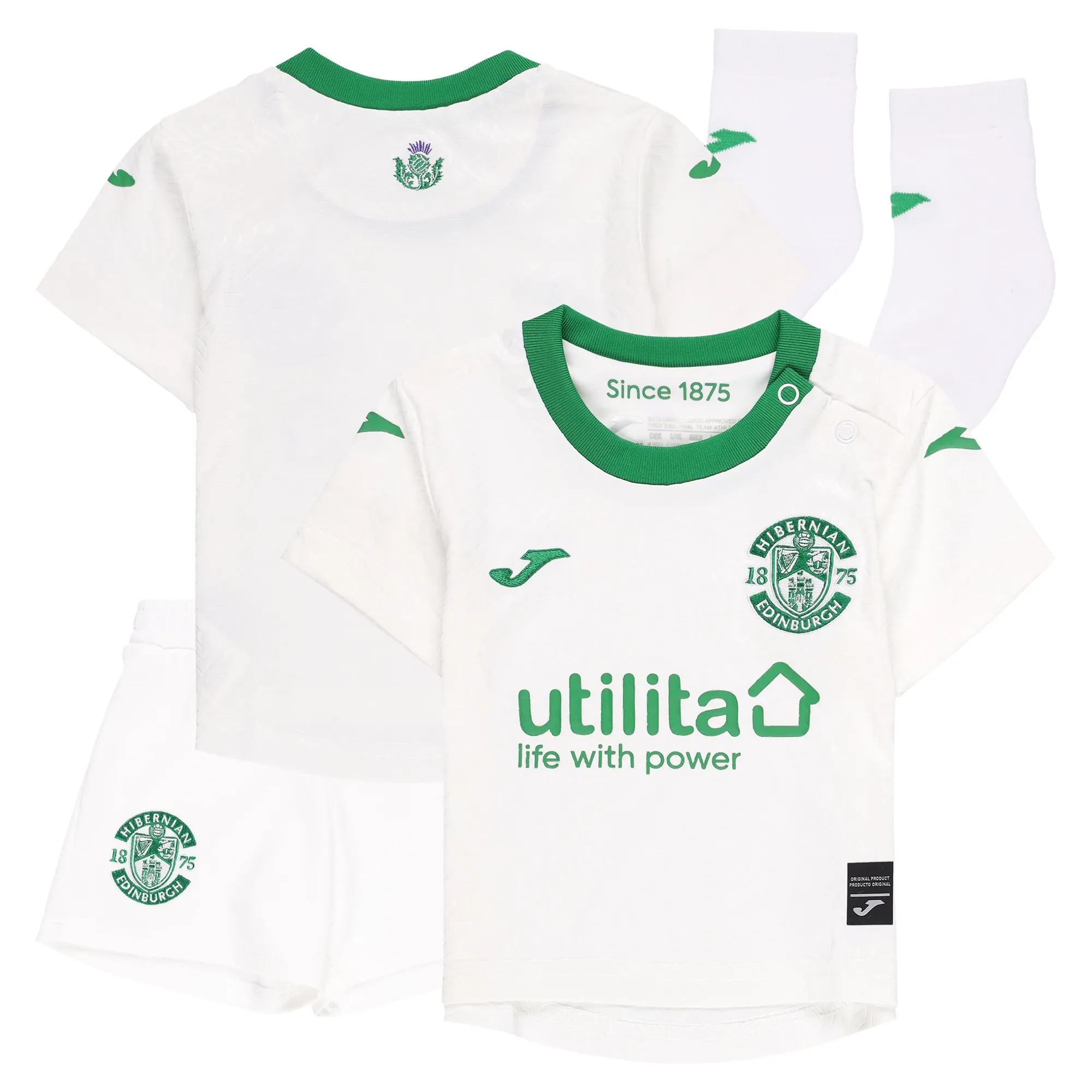 Hibernian Joma Away Baby Kit 2024-25
