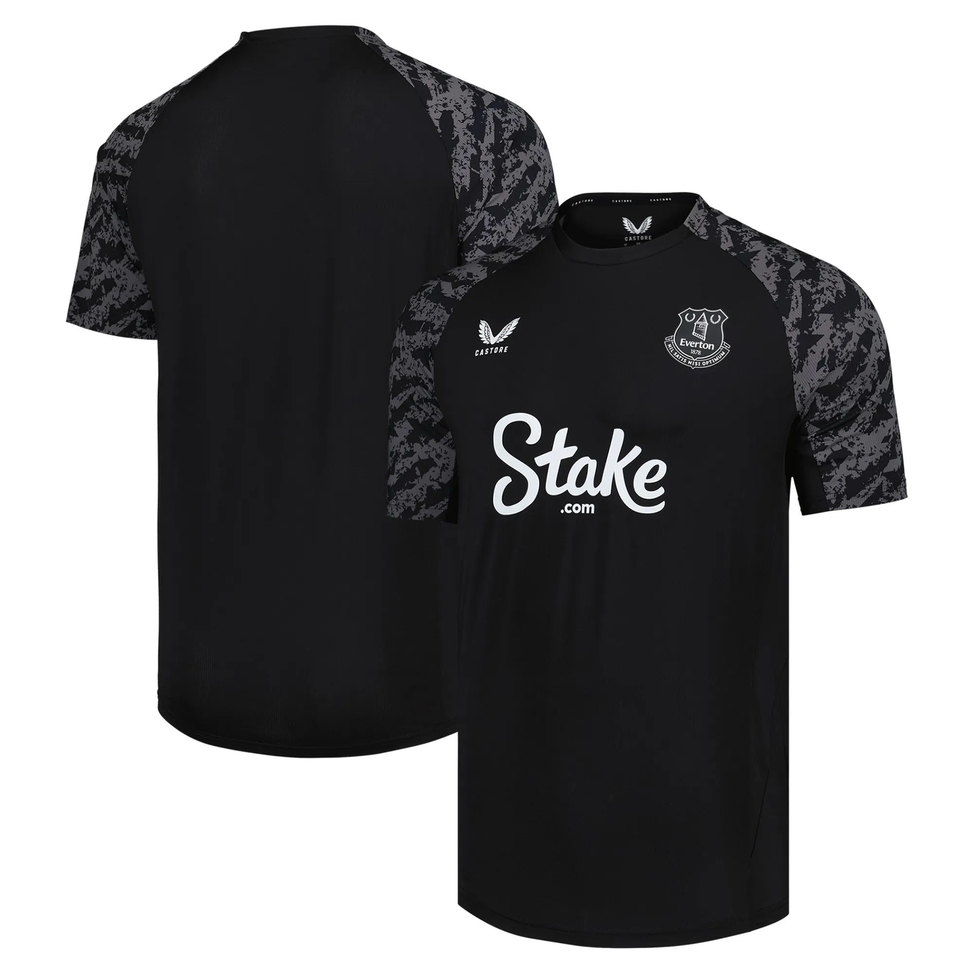 Everton Castore Goalkeeper Training Top - Black