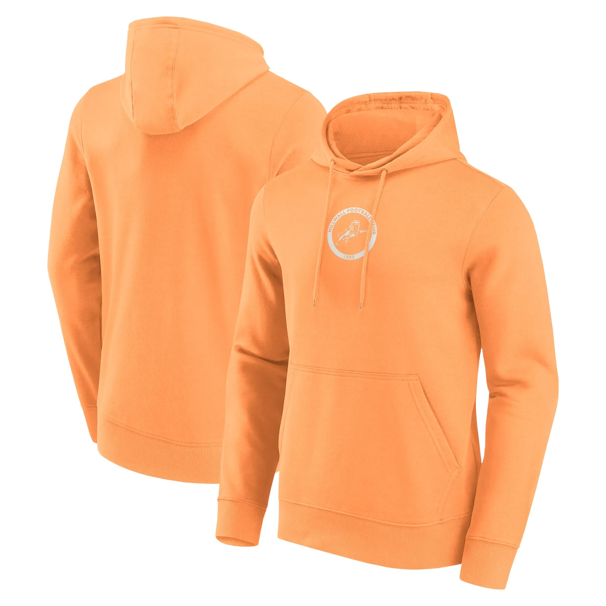 Millwall Mono Graphic OH Hoodie - Orange - Mens