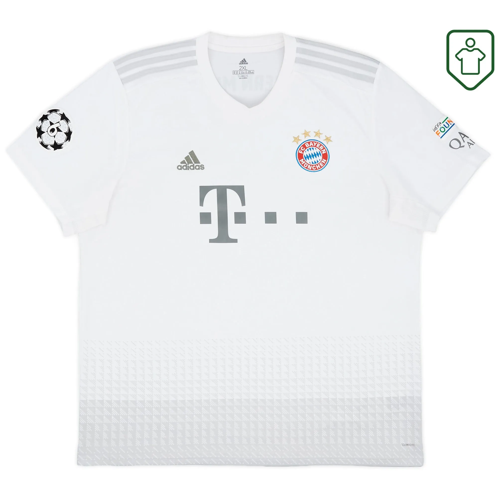 Bayern Munich adidas Away Shirt 2019-20 - Excellent - 8/10