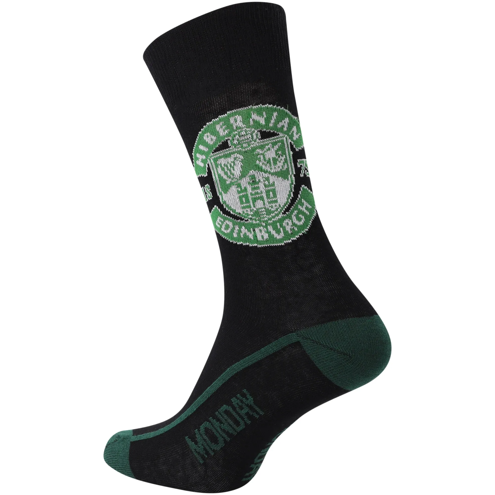 Hibernian 7 Days A Week Socks - Black - Adults