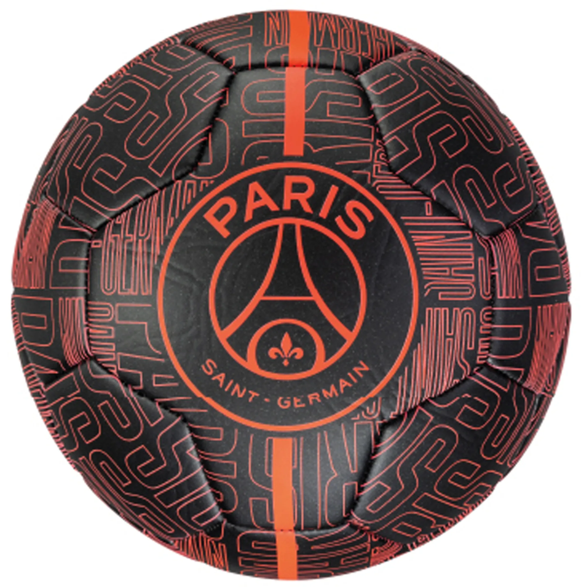 Paris Saint-Germain Metallic Football - Red - Size 1