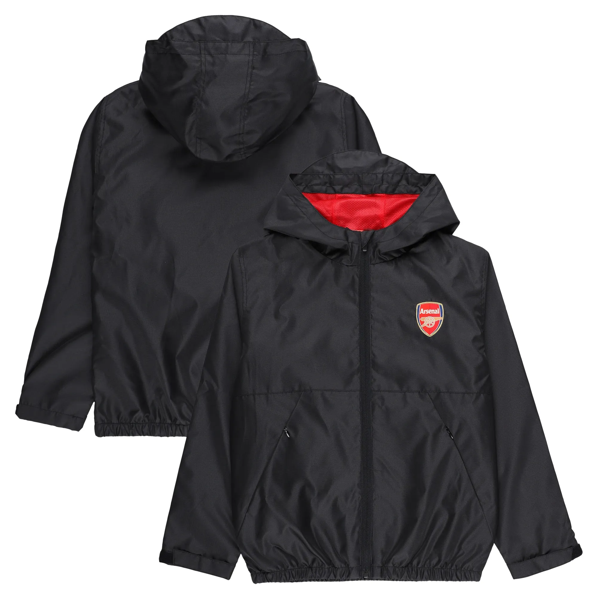Arsenal Core Shower Jacket - Black - Kids