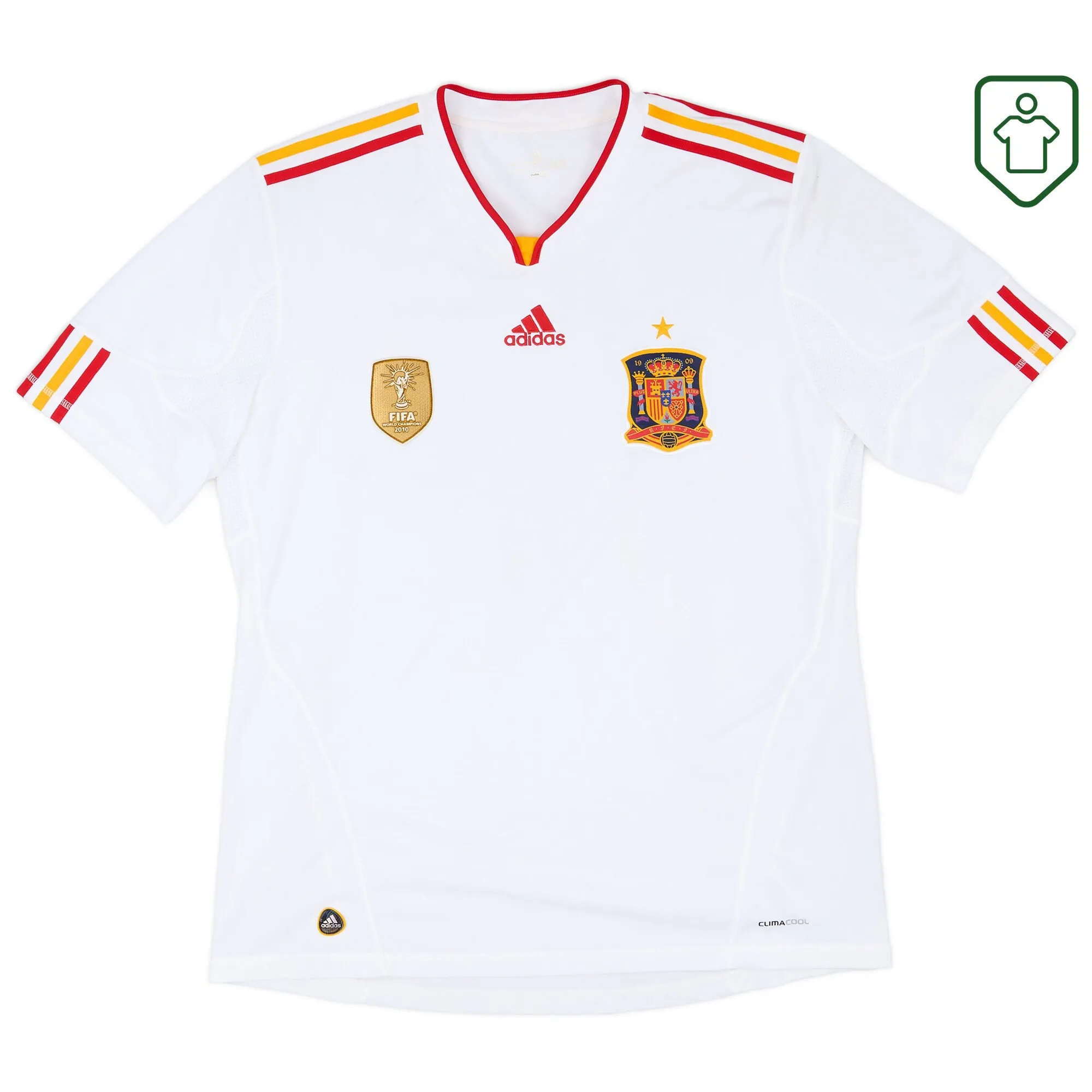 Spain adidas Away Shirt 2011 - Excellent - 8/10