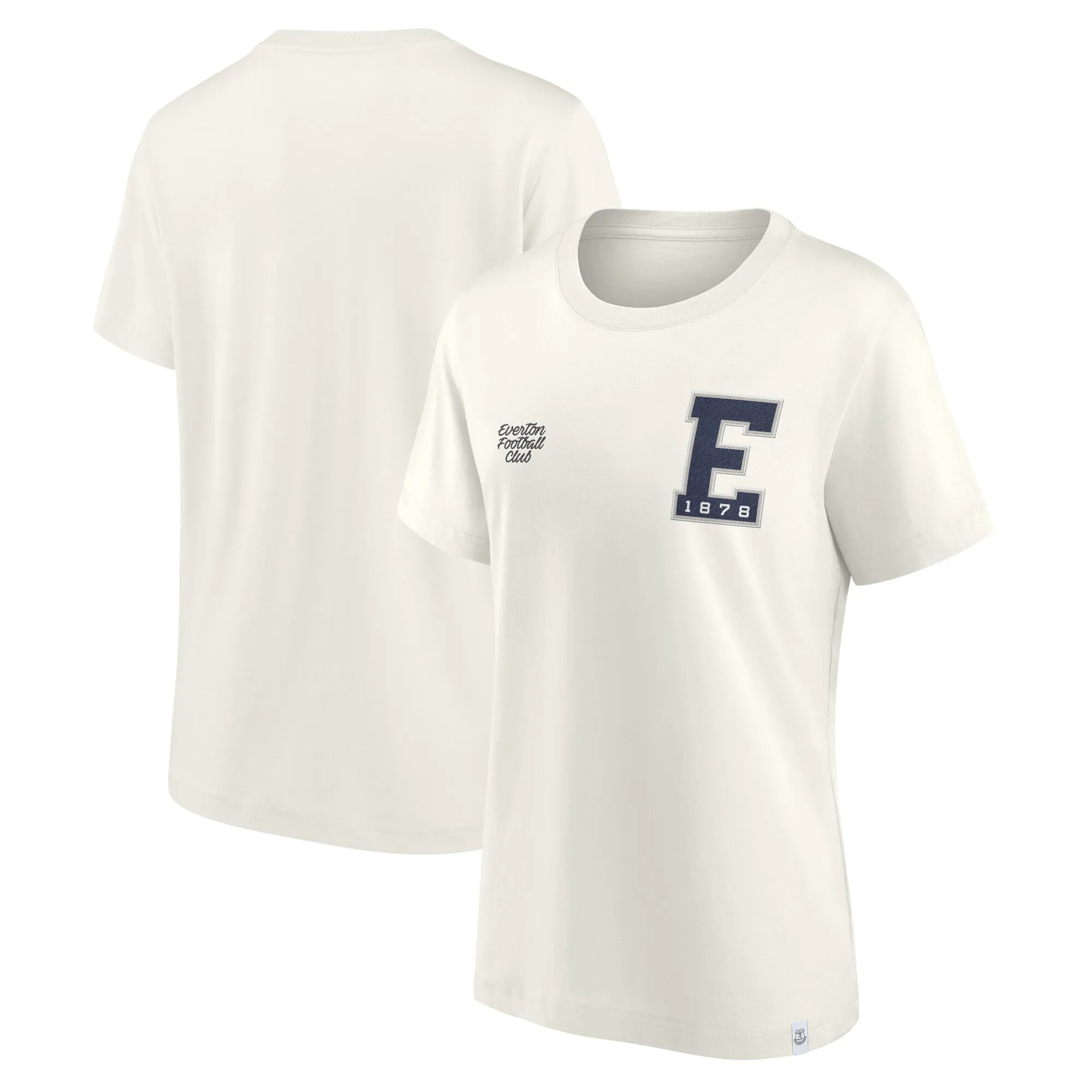 Everton Campus Icons Graphic T-Shirt - Off White - Womens