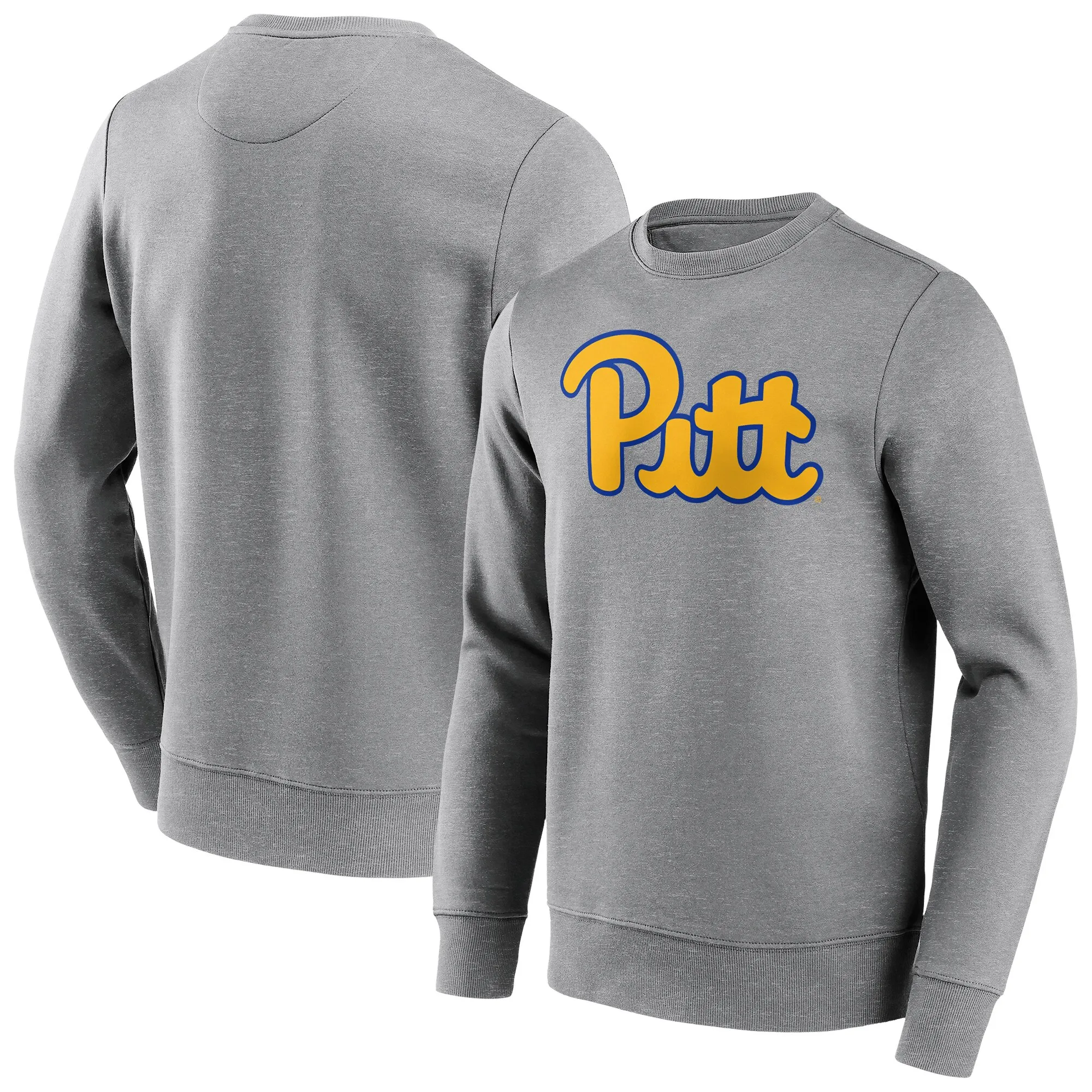NCAA Pittsburgh Panthers Primary Logo Graphic Crew Sweatshirt - Mens