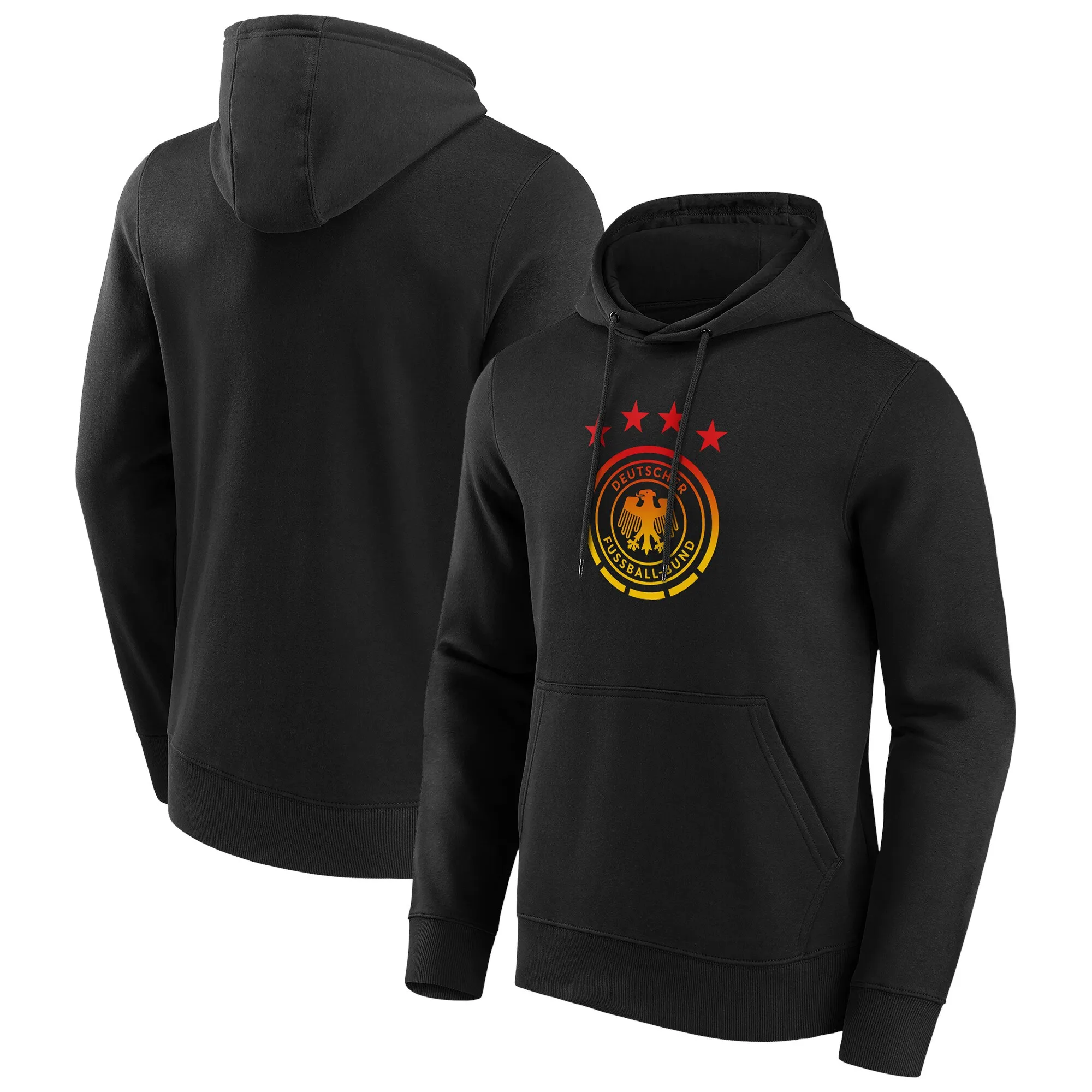 DFB Fade Primary Graphic Overhead Hoodie - Black - Mens