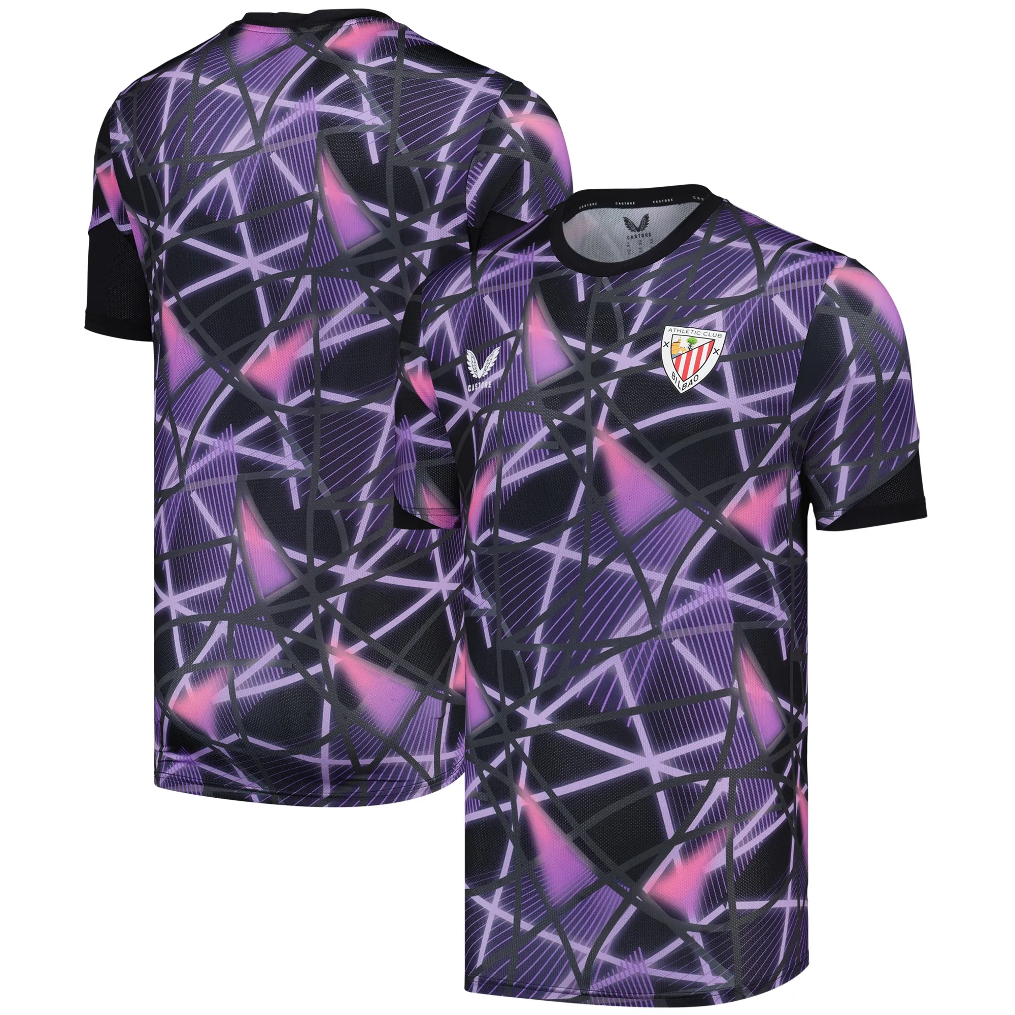 Athletic Bilbao Castore Cup Matchday T-Shirt - Lavender