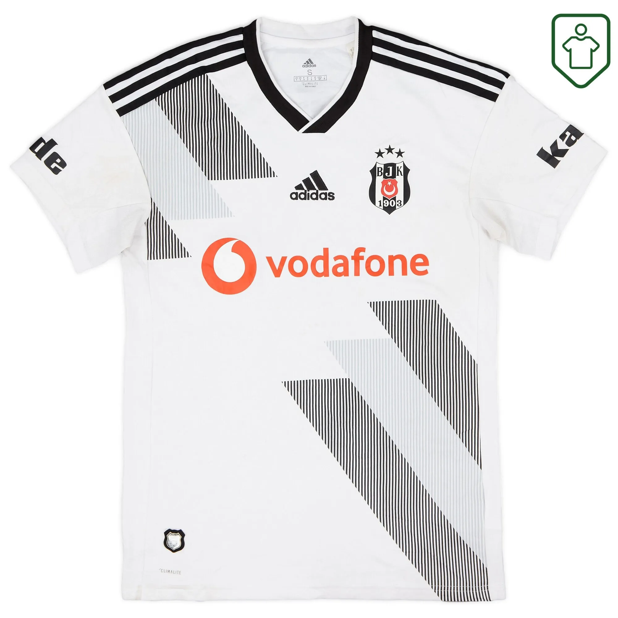 Besiktas JK adidas Home Shirt 2019-20 - Excellent - 8/10