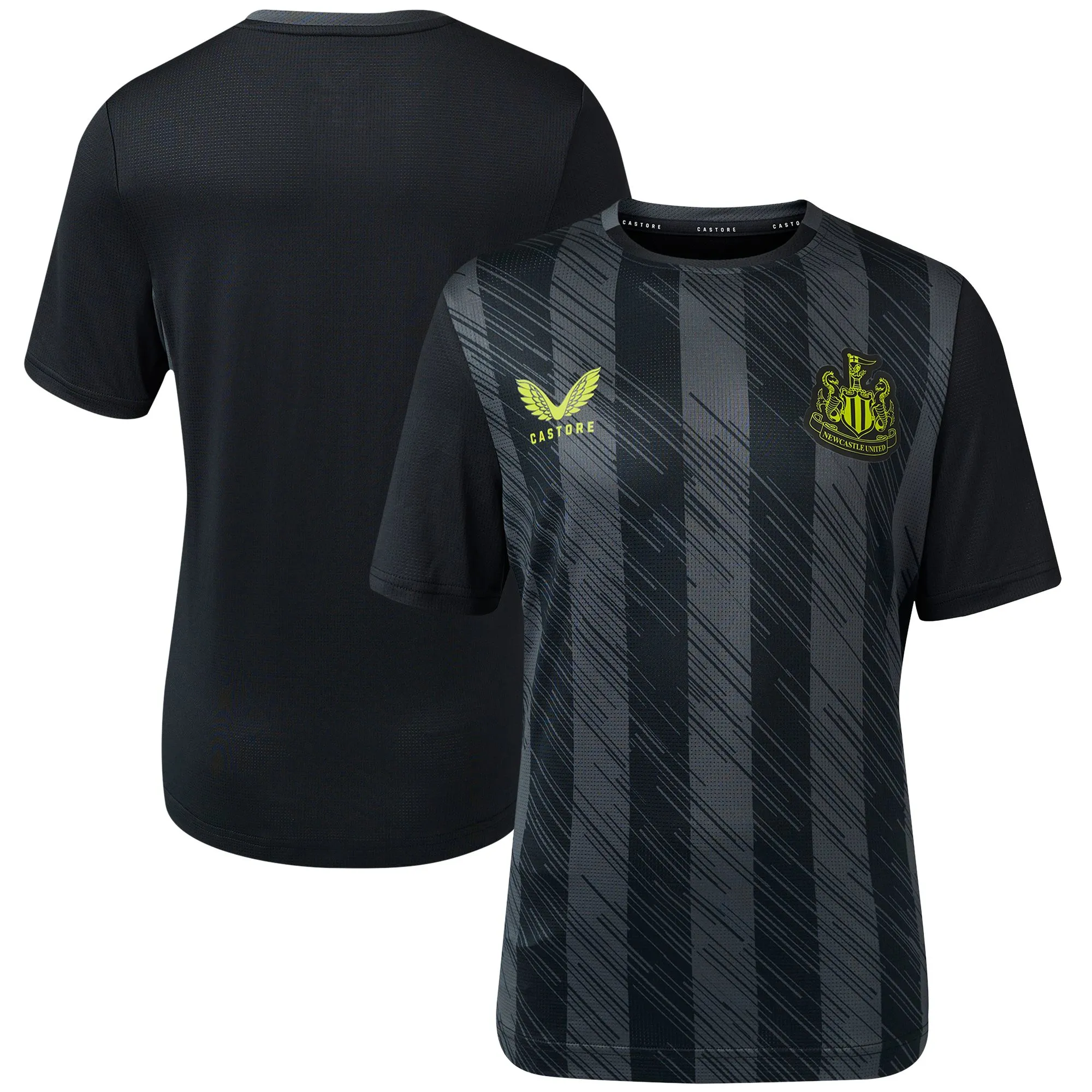 Newcastle United Castore Coaches Training T-Shirt - Black - Kids