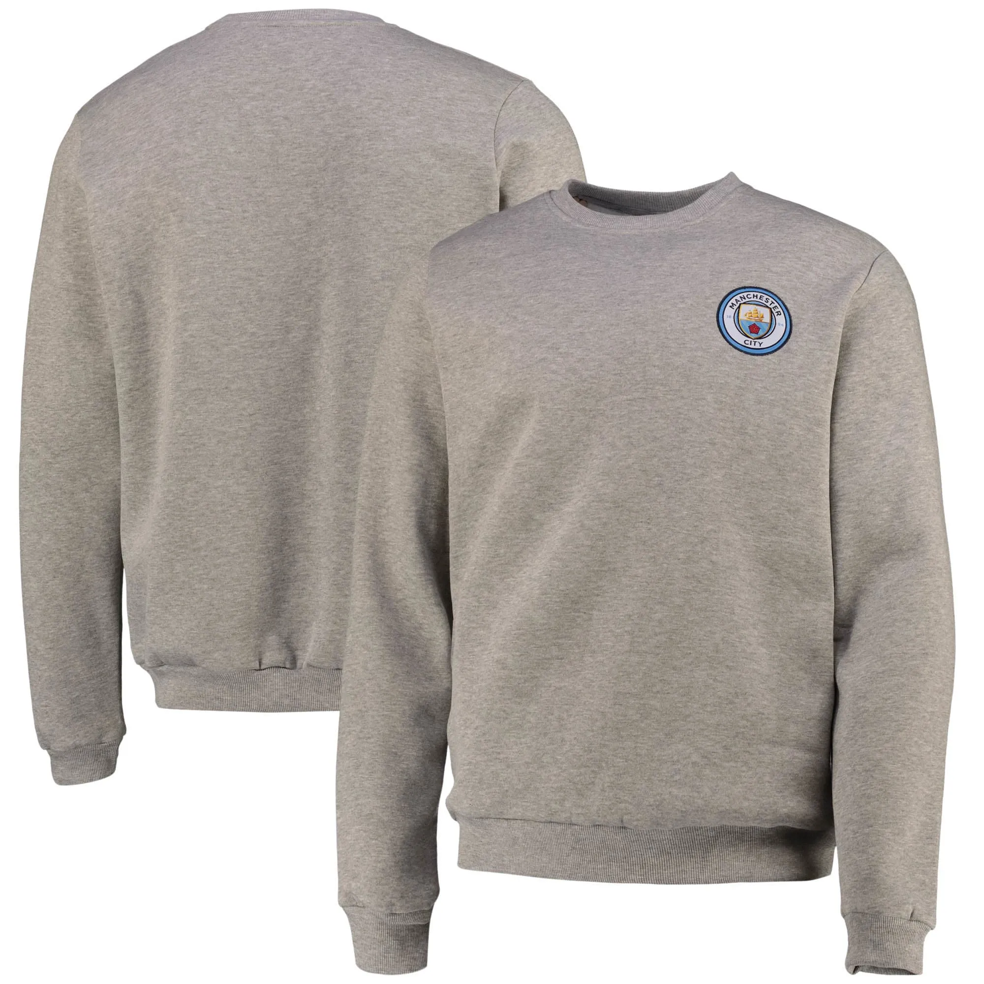 Manchester City Crew Sweatshirt - Grey - Mens