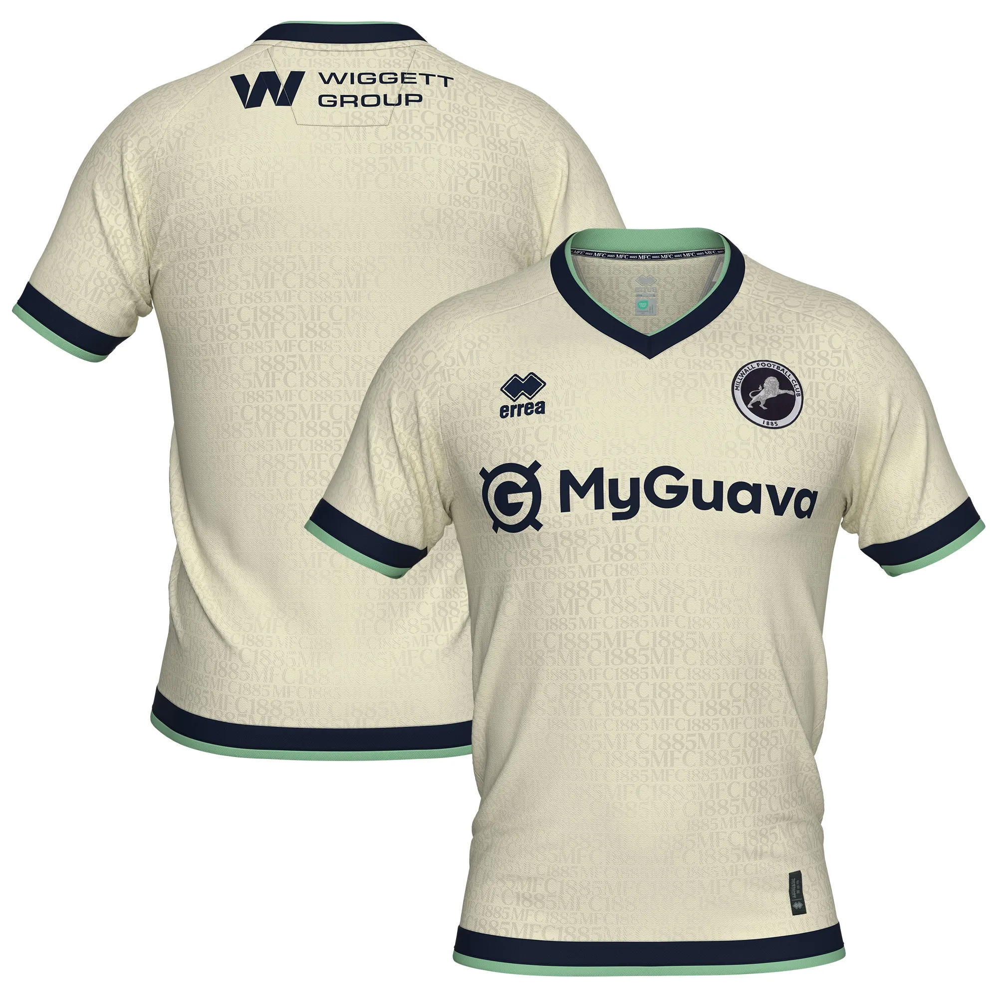 Millwall Errea Away Shirt 2025-26 - Kids