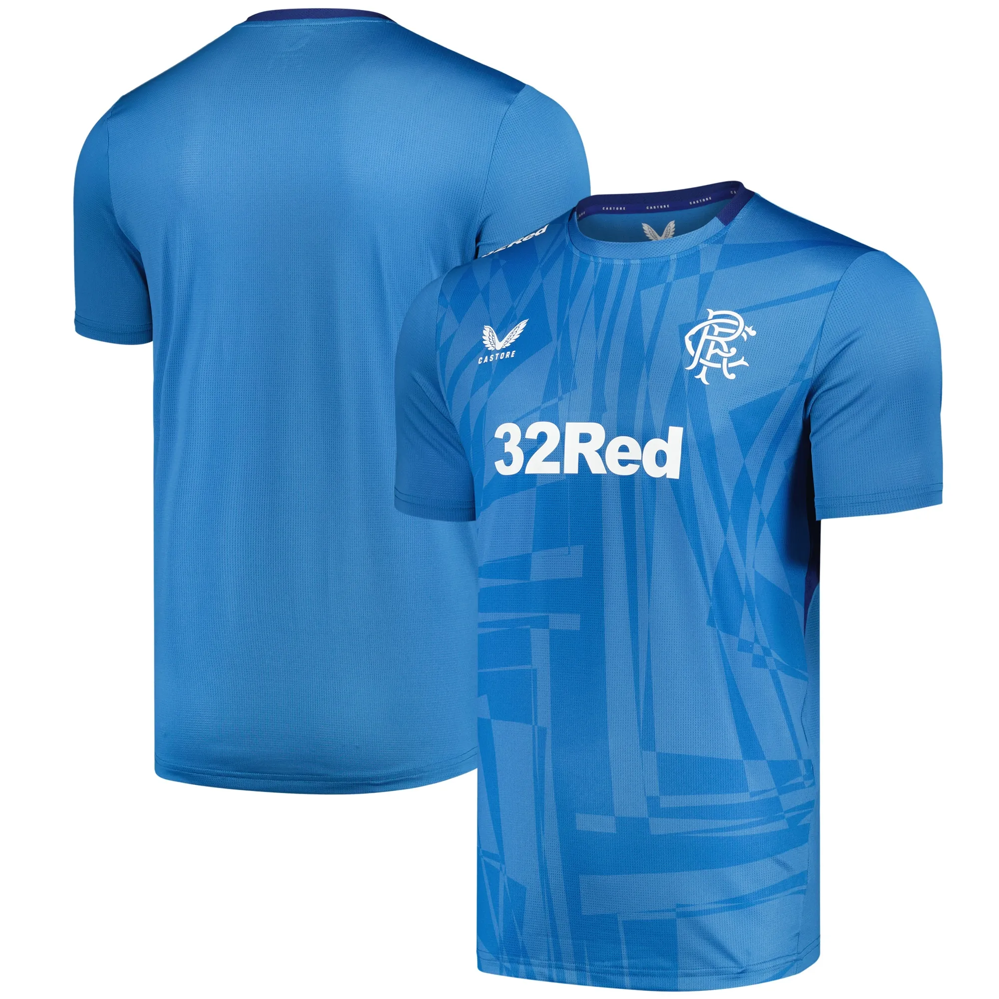 Glasgow Rangers Players Training T-Shirt - Blue