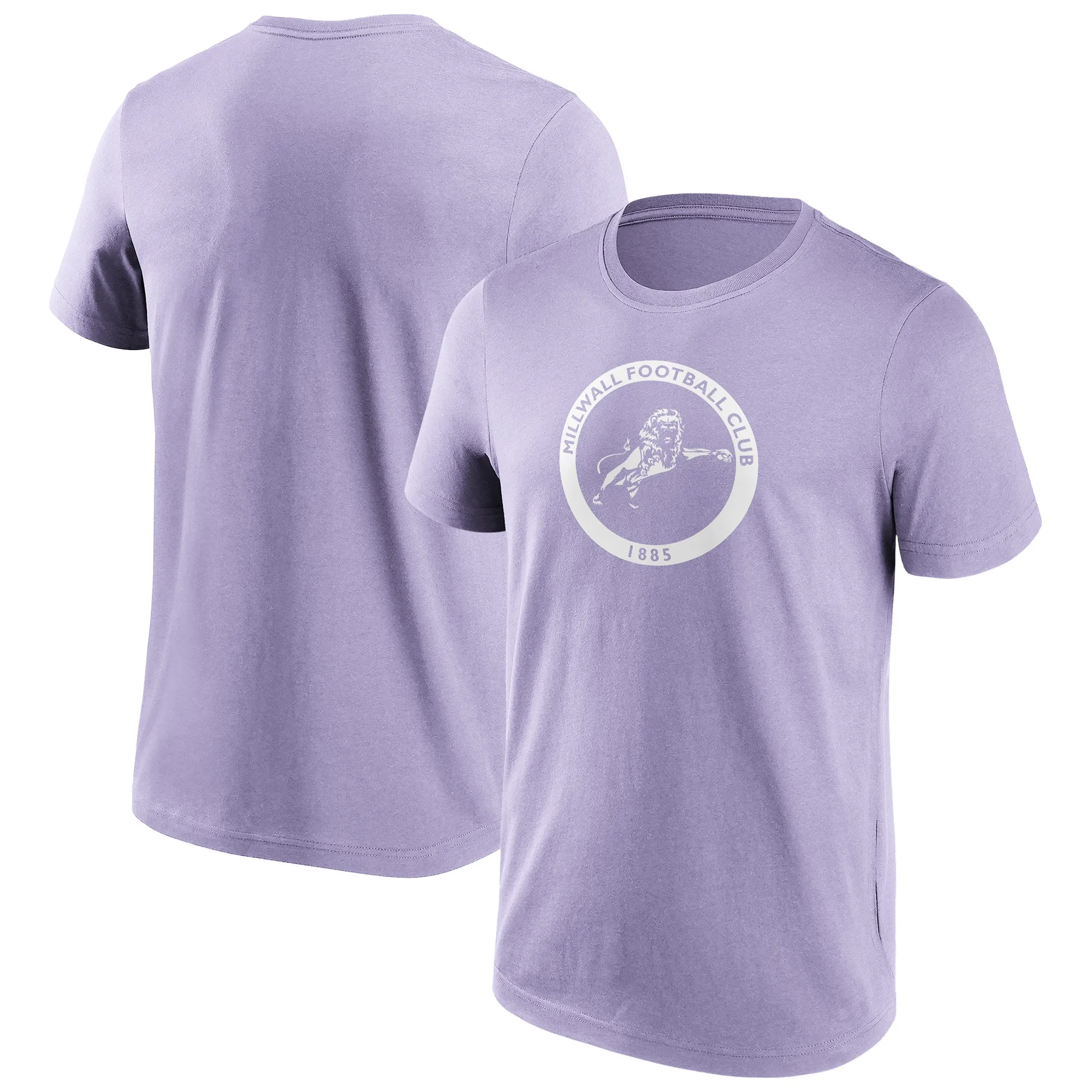 Millwall Mono Logo Graphic T-Shirt - Purple Rose - Mens