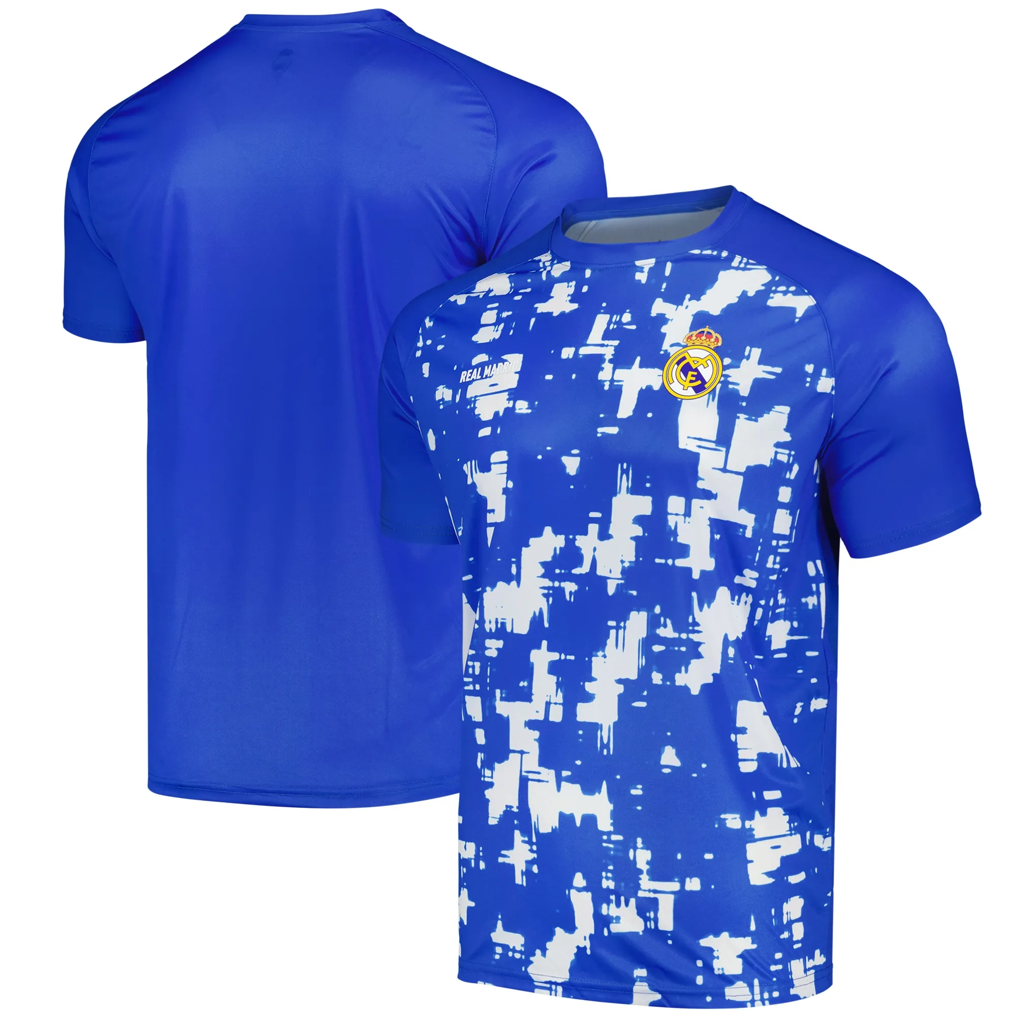 Real Madrid Polyester T-Shirt - Blue/White - Mens