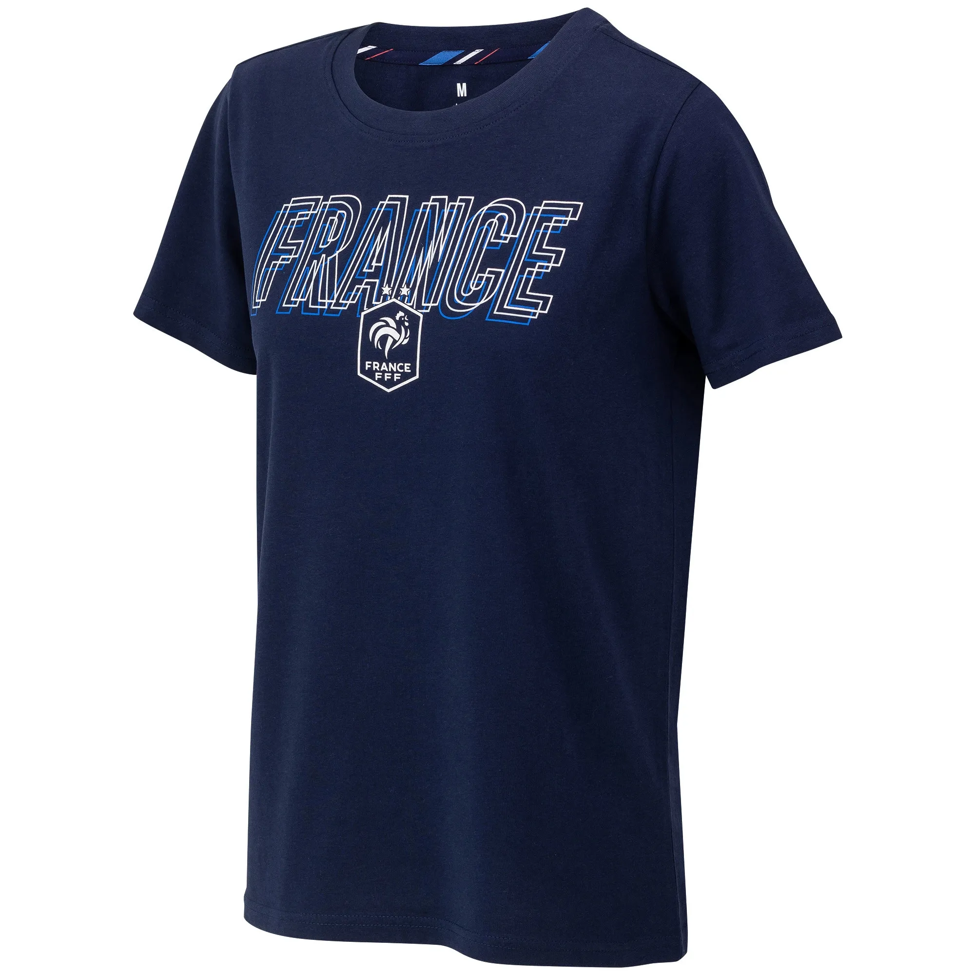 France Wordmark T-Shirt - Navy - Womens