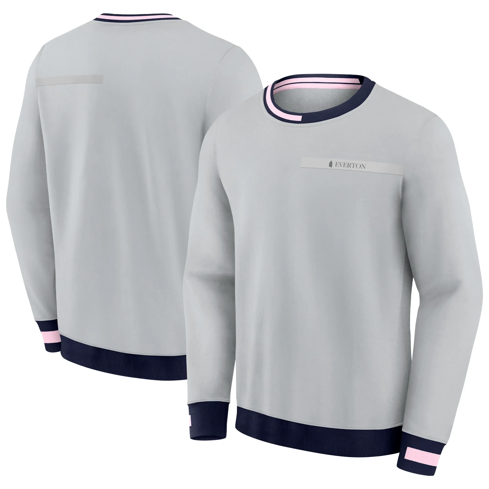 Everton Iconic Crew Sweatshirt - Grey - Mens