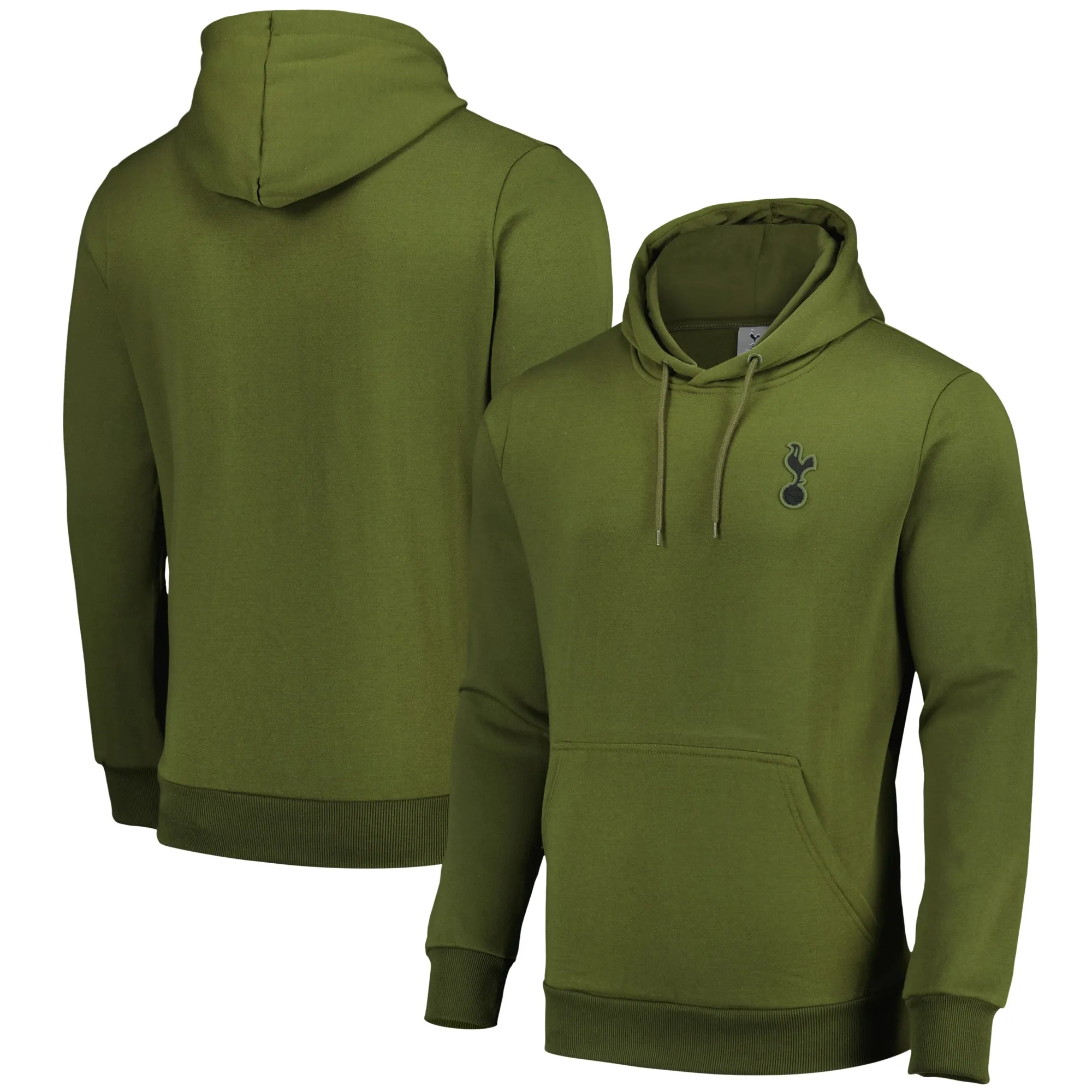 Tottenham Hotspur Core Hoodie - Khaki - Mens
