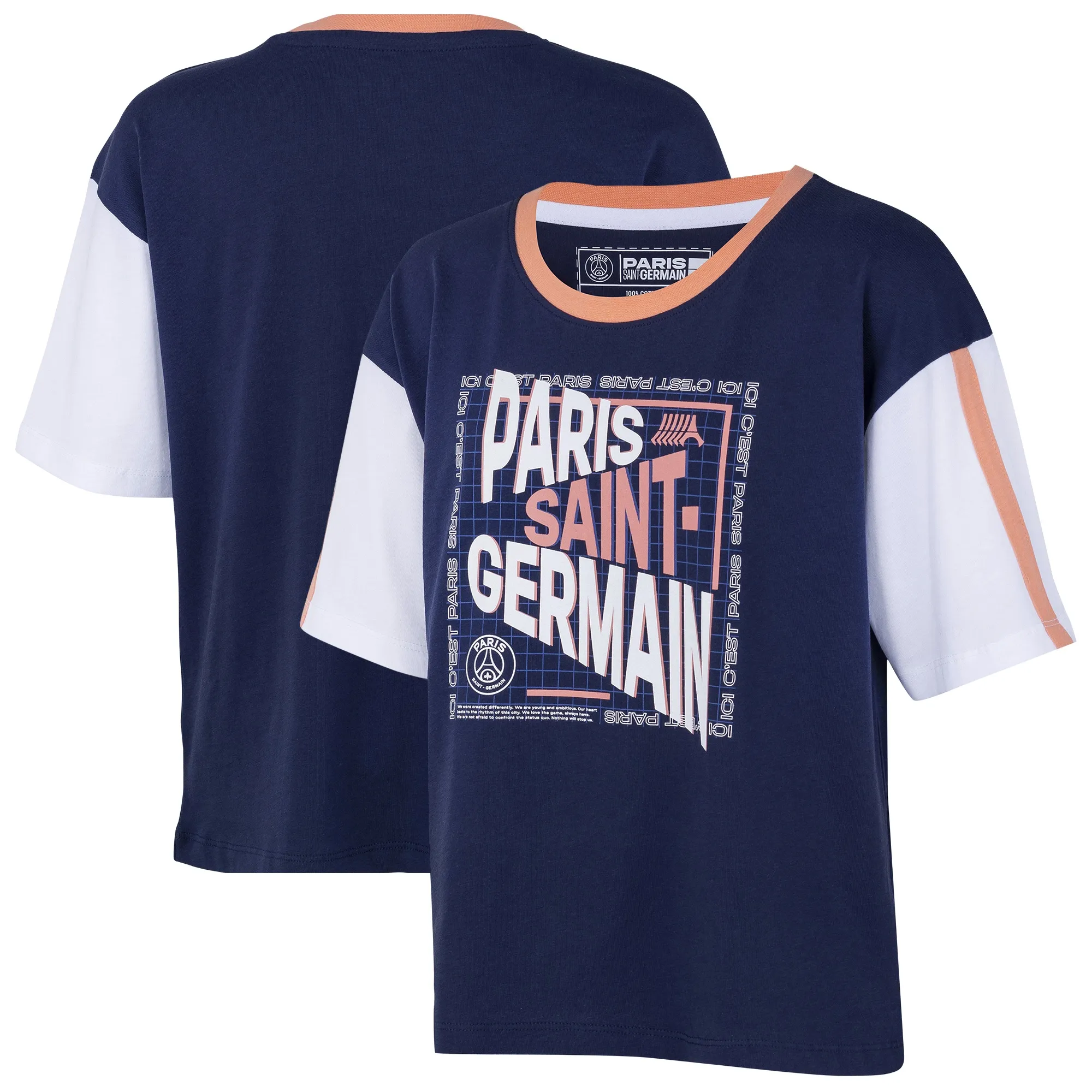 PSG T-Shirts - Blue - Girls