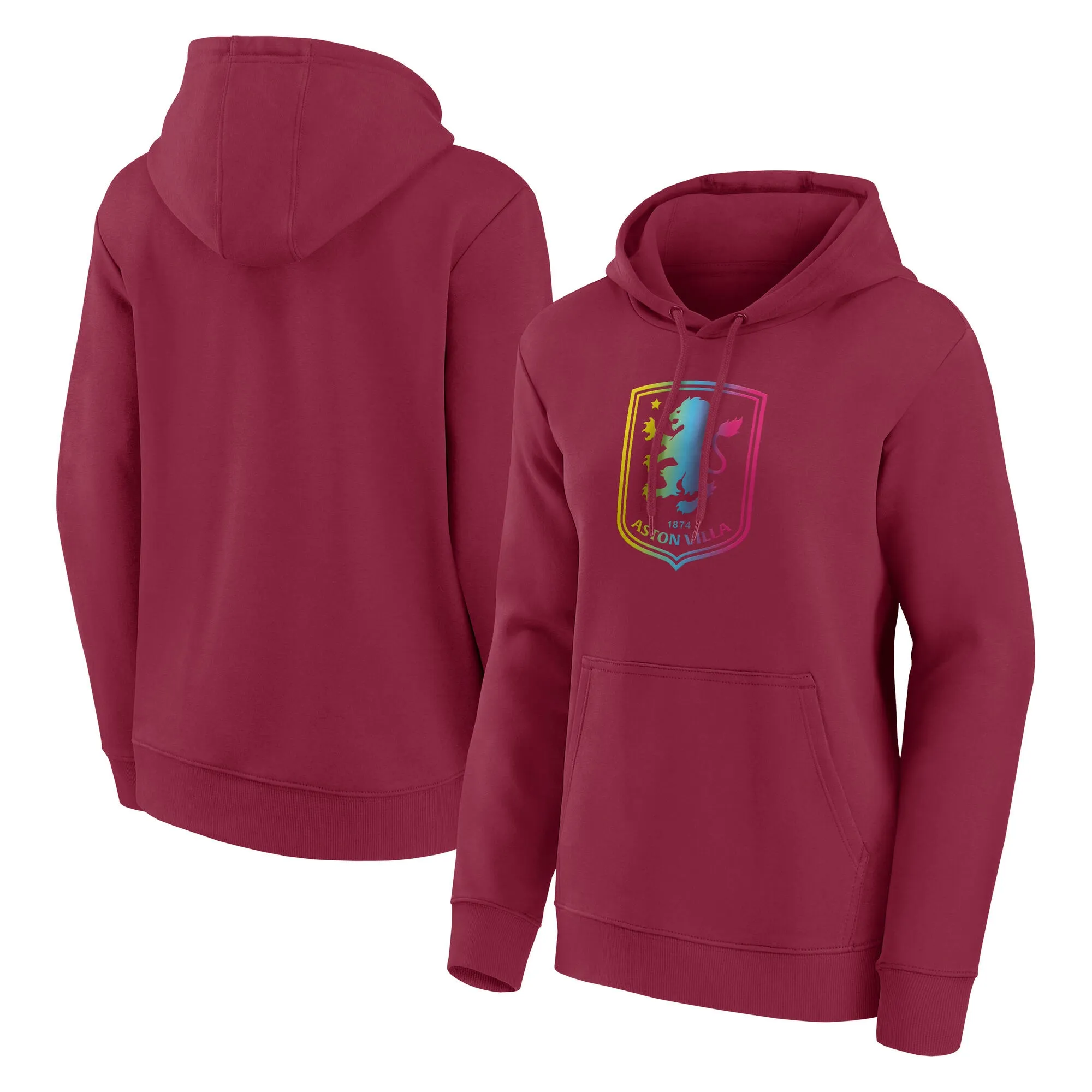 Aston Villa Boost Logo Graphic Overhead Hoodie - No Color - Womens