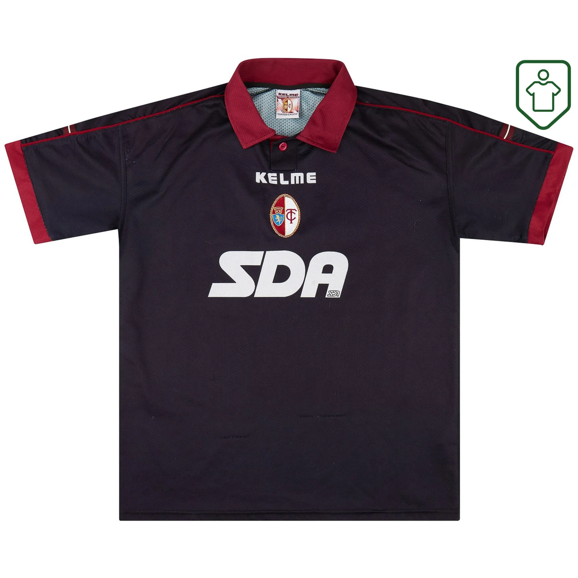 Torino F.C. Kelme Third Shirt 1998-99 - Very Good - 7/10