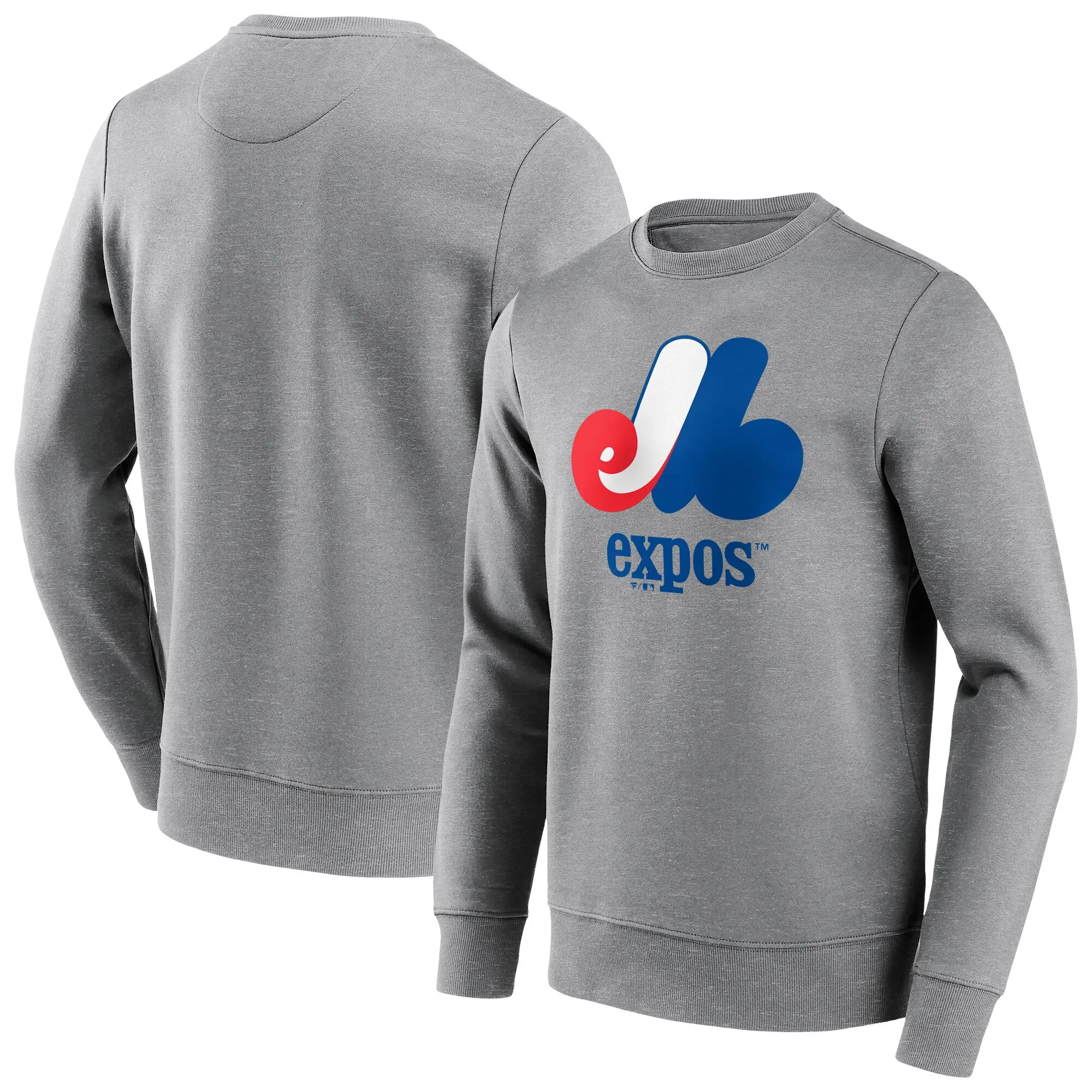 Montreal Expos True Classics Vintage Graphic Crew Sweatshirt - Mens