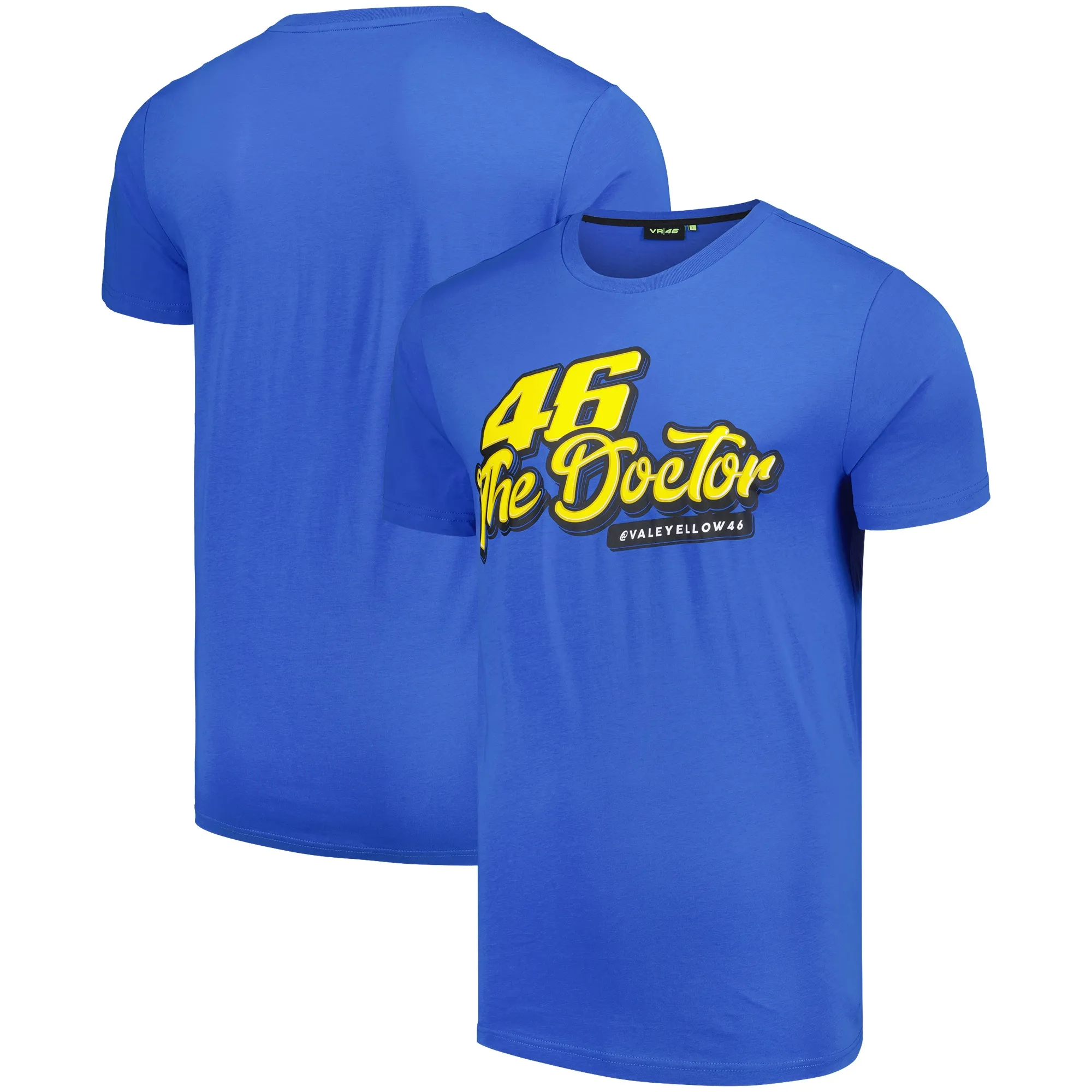 VR46 Racing Valentino Rossi 46 The Doctor T-Shirt - Blue