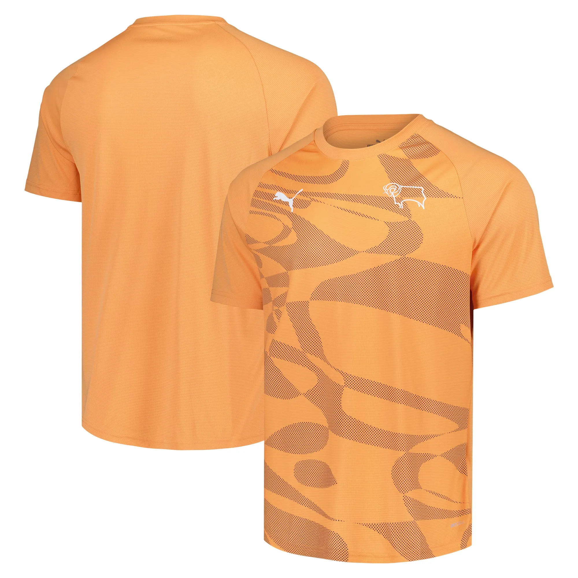 Derby County PUMA Away Pre Match Top - Orange