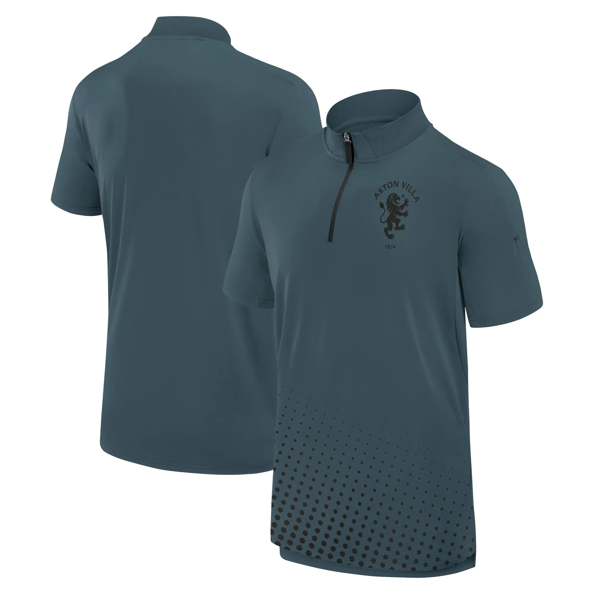 Aston Villa Tech Polo - Medium Grey - Mens