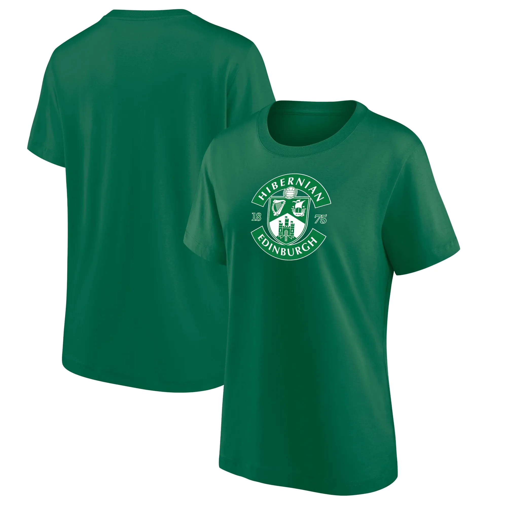 Hibernian Primary Logo Graphic T-Shirt - Kelly Green - Womens