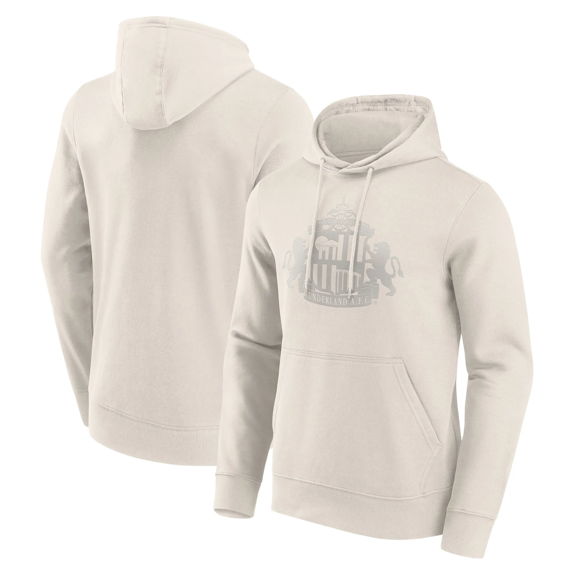 Sunderland Mono Logo Graphic Hoodie - Off White - Mens