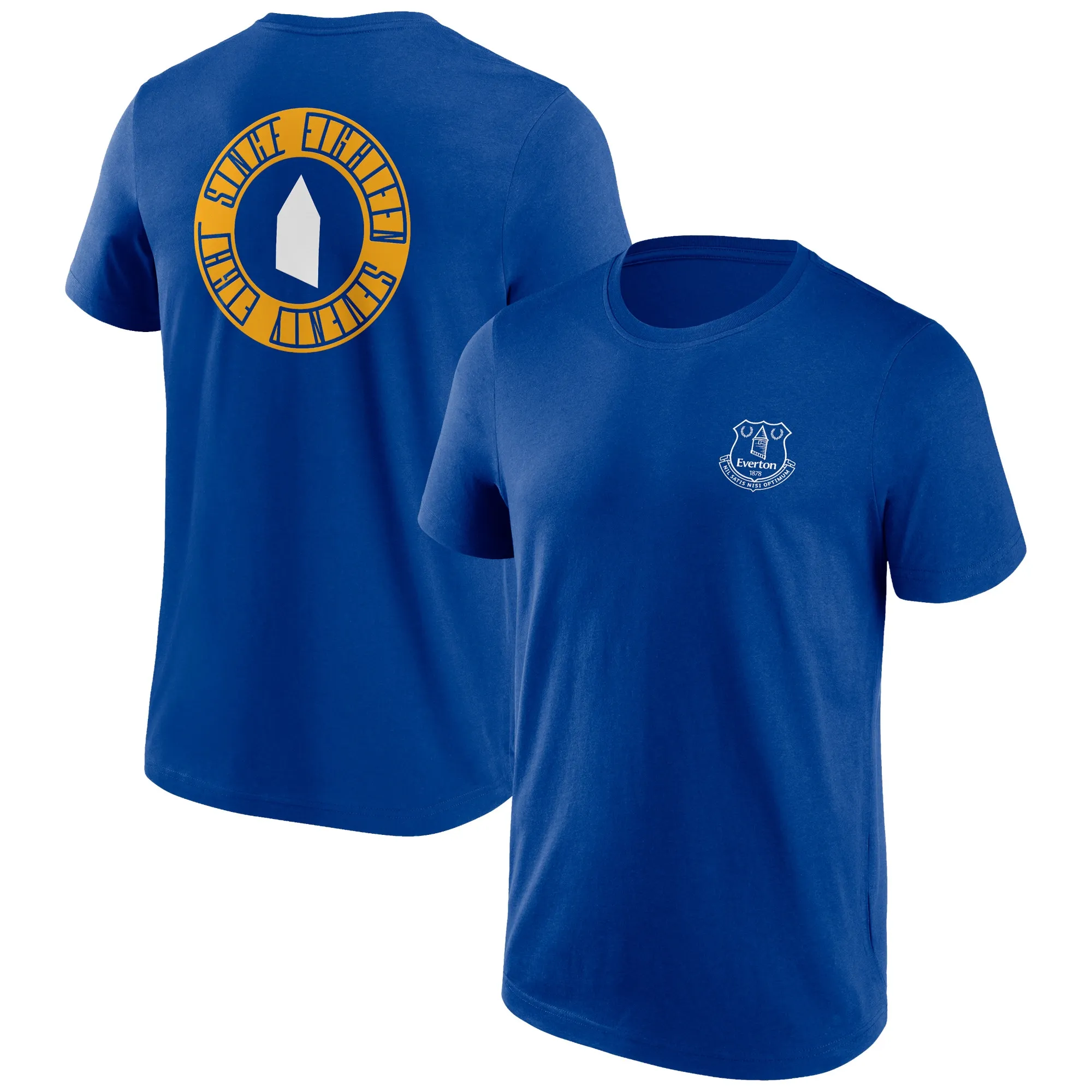 Everton Revolve Front & Back Graphic T-Shirt - Royal - Mens