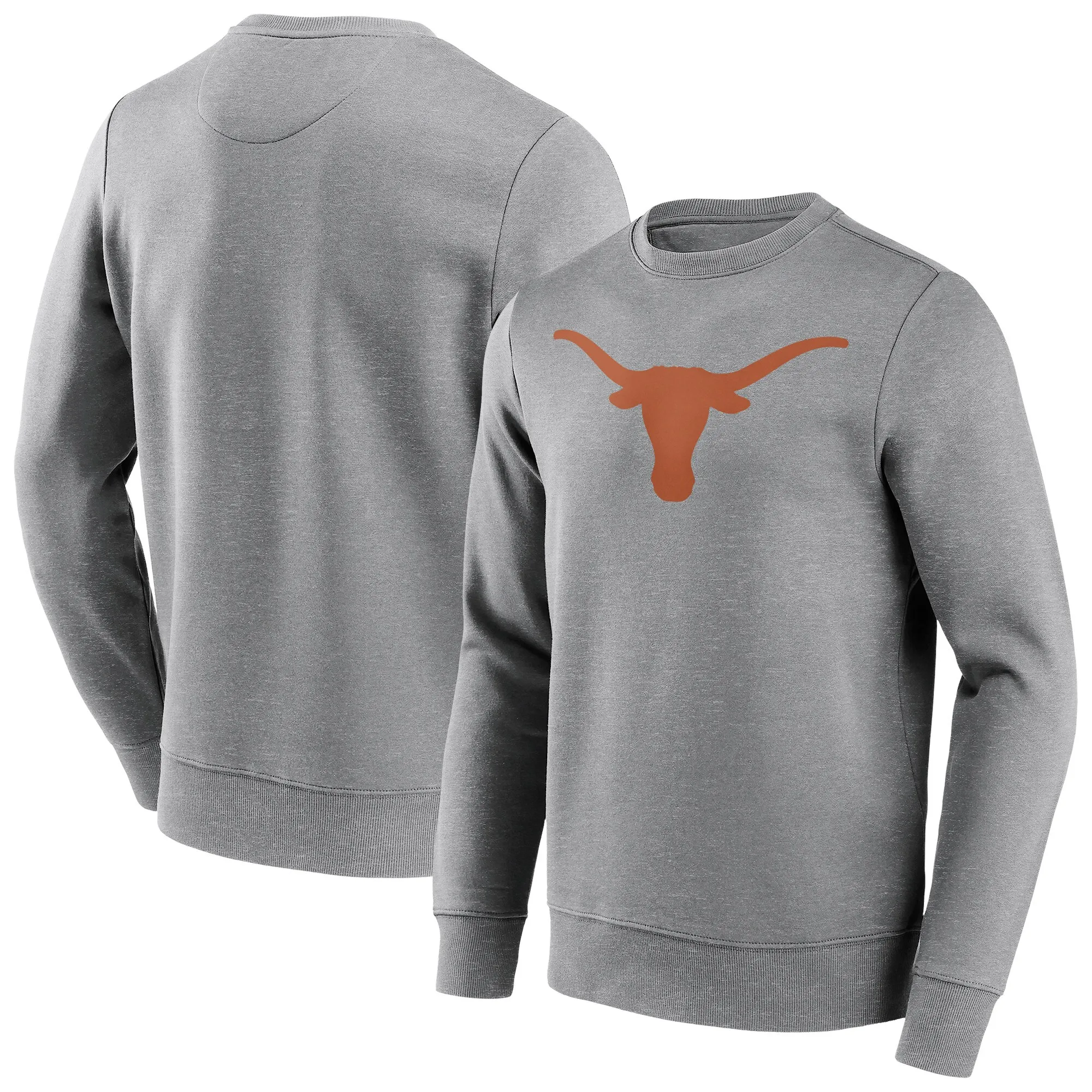 NCAA Texas Longhorns Primary Logo Graphic Crew Sweatshirt - Mens